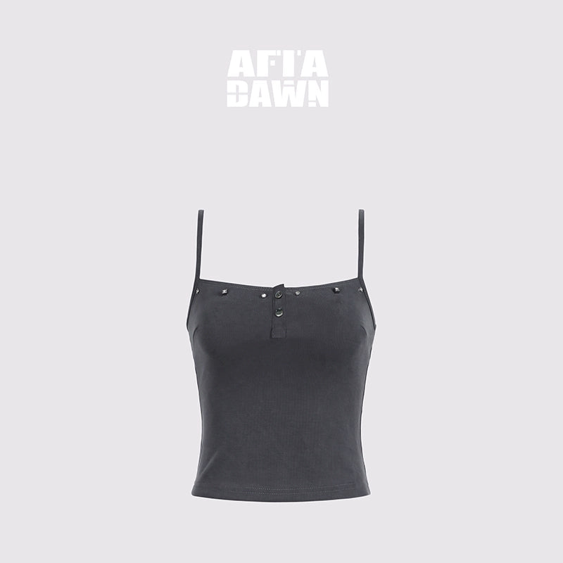 AFTADAWN_Rivet_Strap_Top_Flared_High_Waist_Sun_Protection_Pants_Set_MISSTT