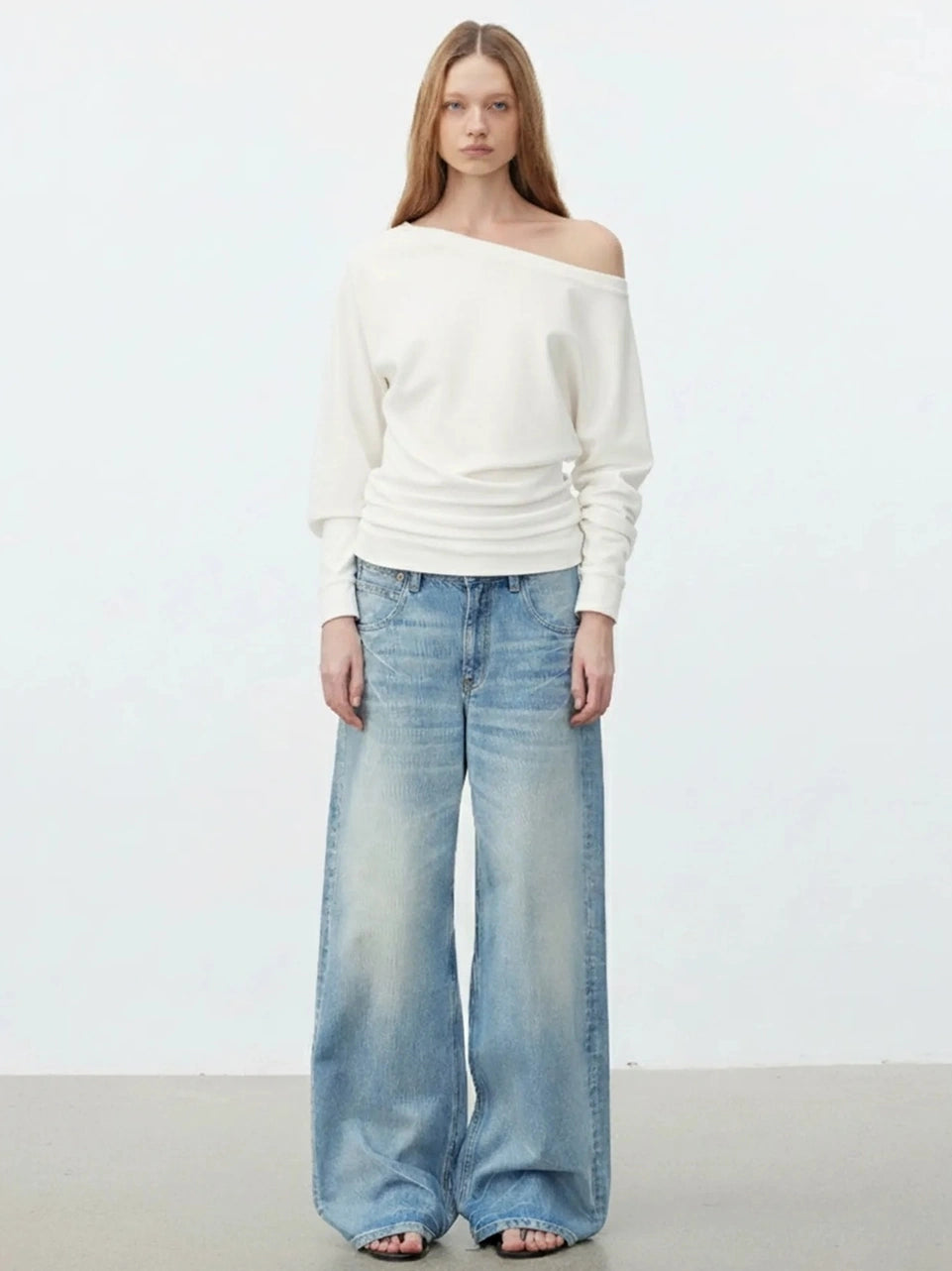 Soft Cotton Layered Slouchy T-shirt T-shirt