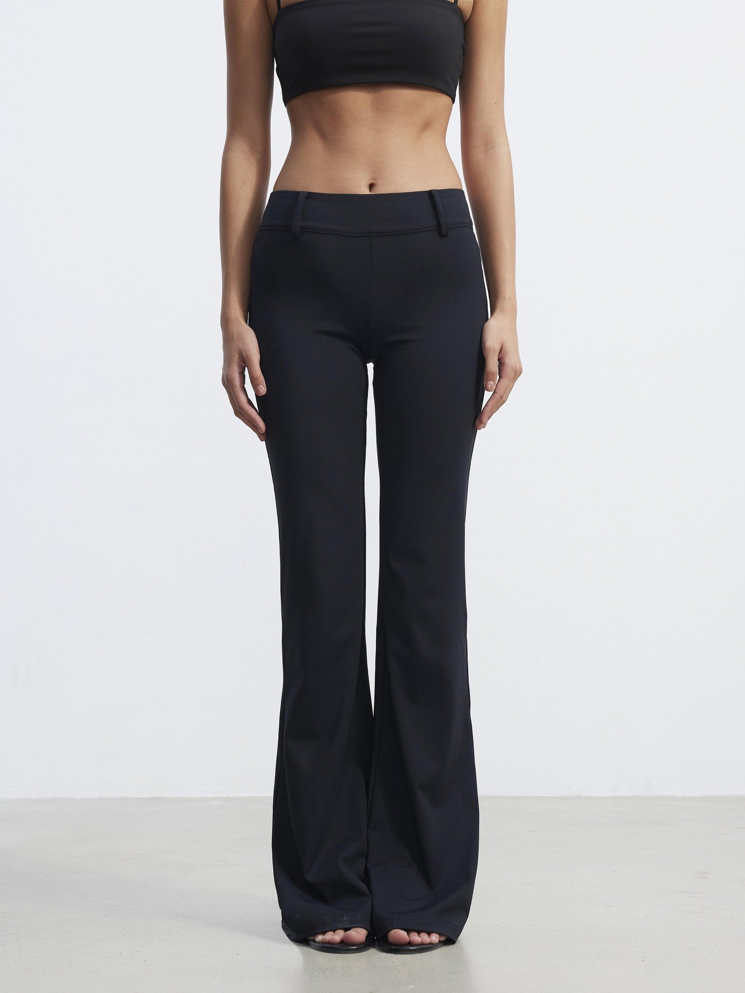 AFTADAWN Soft Touch Shaping Mid Rise Micro Flare Women&