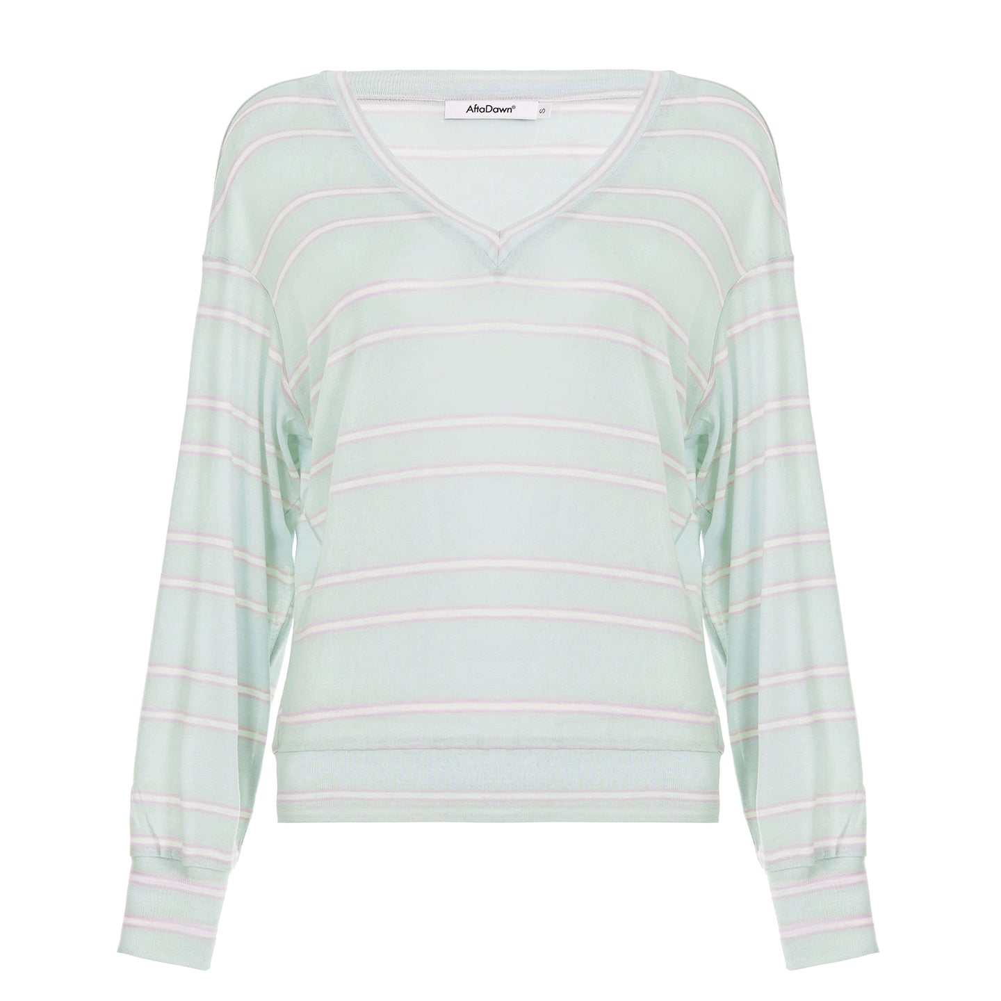 AFTADAWN_Soft_V-Neck_Wool_Blend_Striped_Top_MISSTT