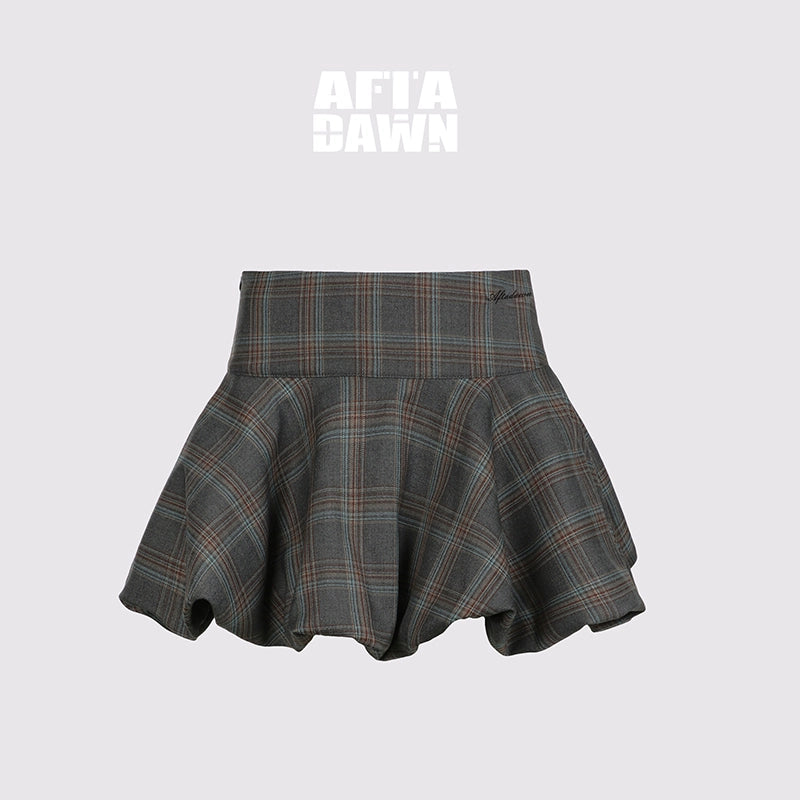 AFTADAWN_Textured_Bow_Checkered_Bustier_Top_And_Bud_Mini_Skirt_Set_MISSTT