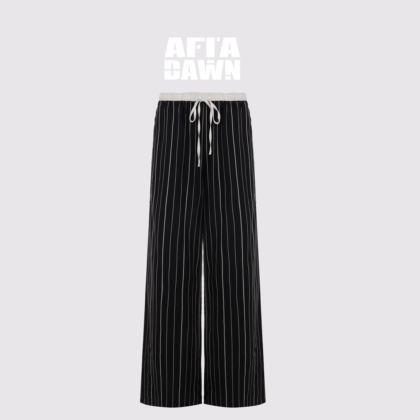 AFTADAWN_Textured_Lycel_Wide_Leg_Pants_With_Contrast_Waistband_MISSTT