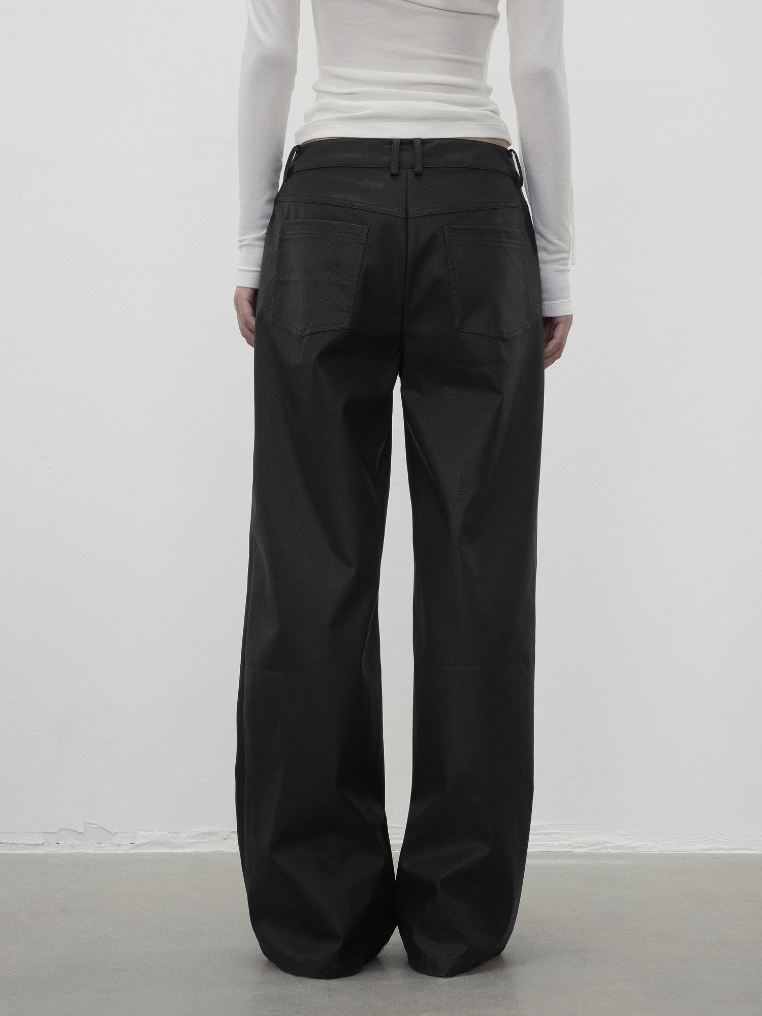 AFTADAWN Twill Texture Pocketed Zipper Relaxed Women&