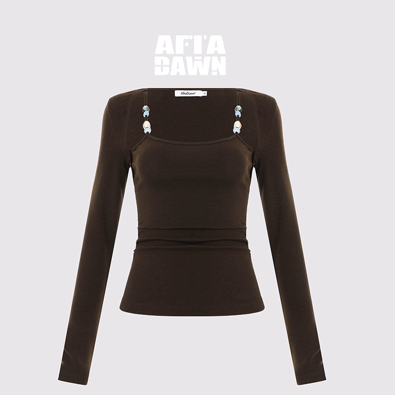 AFTADAWN_Two_Piece_Beaded_Sling_Mock_Neck_Long_Sleeve_Top_with_Asymmetrical_Skirt_Set_MISSTT