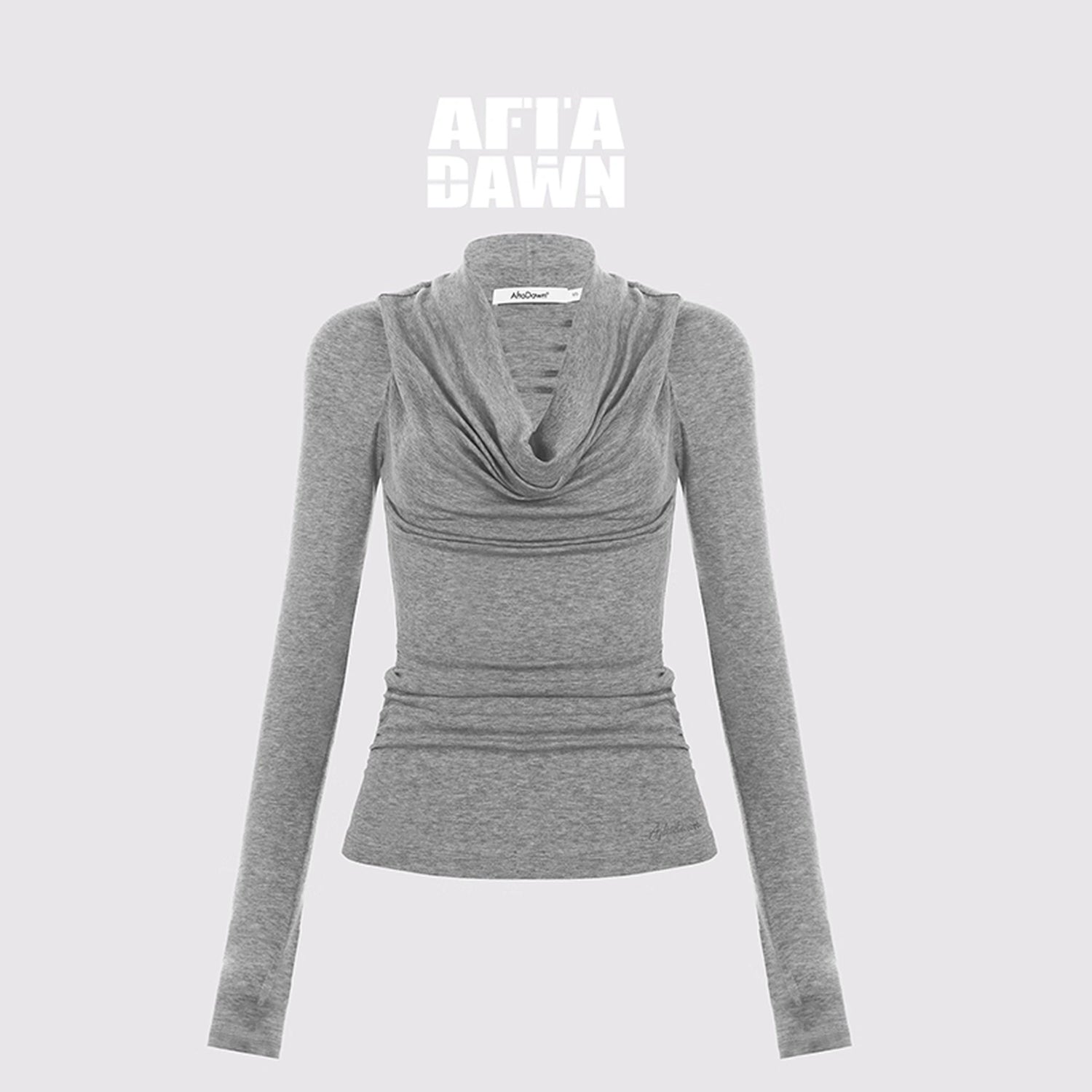 AFTADAWN_V-Neck_Hollow-Out_Slim_Fit_Long_Sleeve_Top_MISSTT