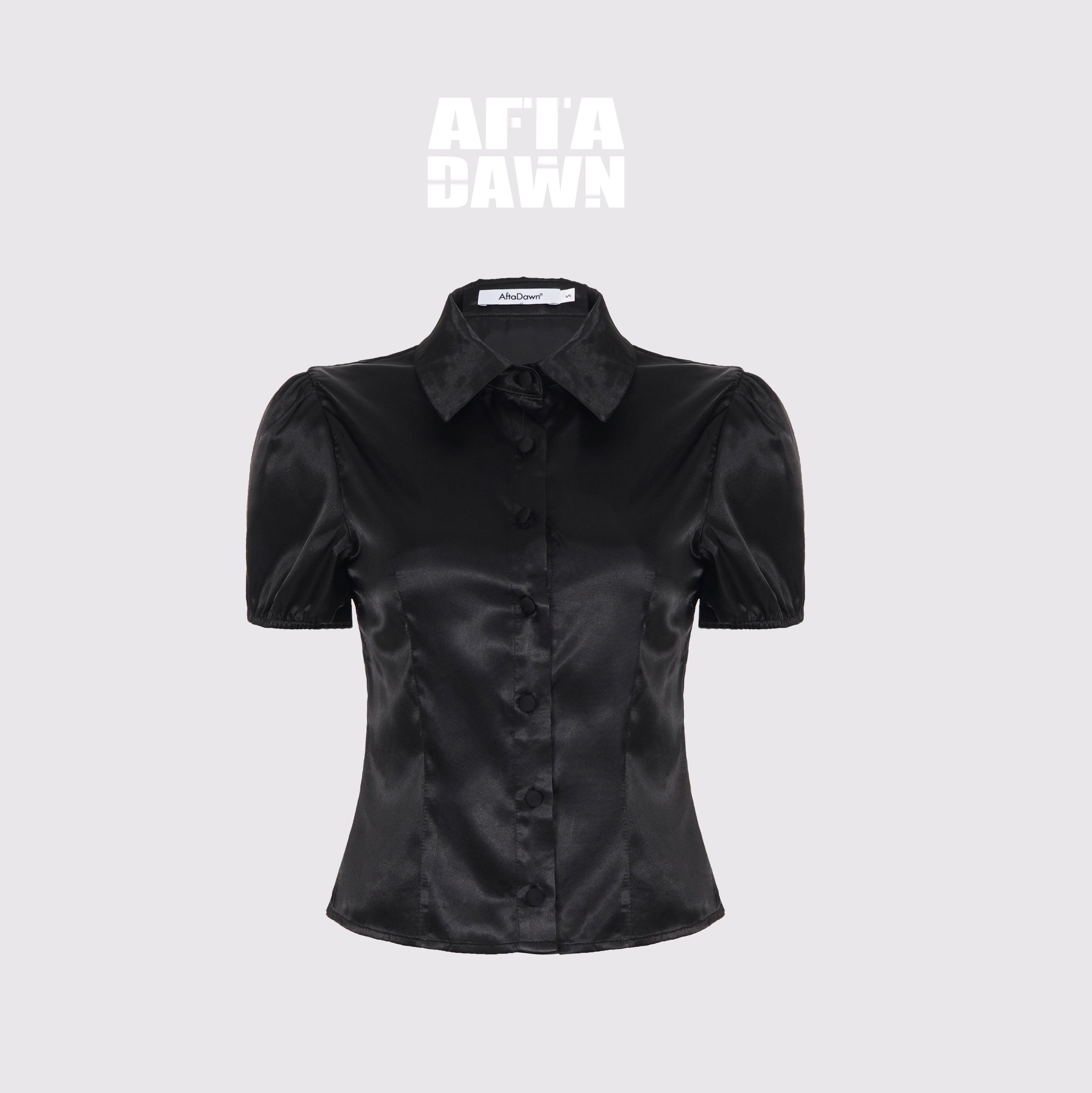 AFTADAWN_Vintage_Puff_Sleeve_Cinched_Waist_Women&