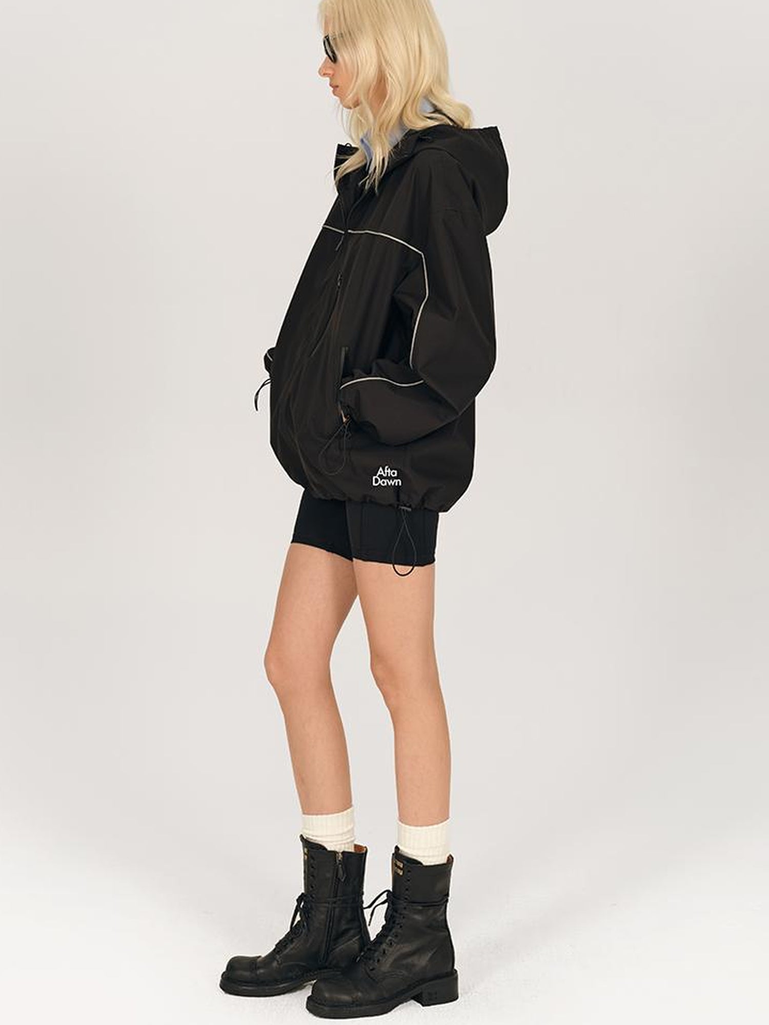 AFTADAWN Waterproof Reflective Hiking Jacket