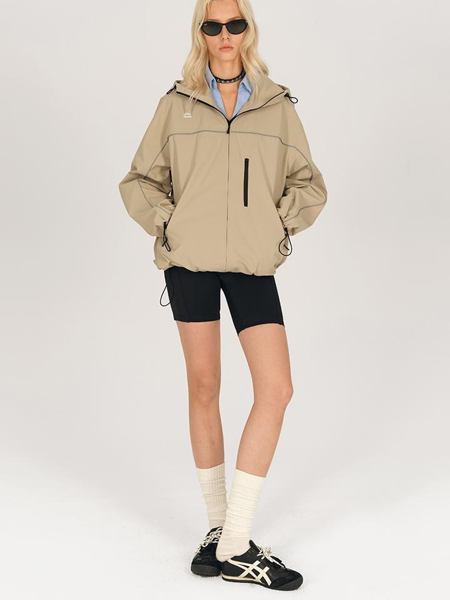 AFTADAWN Waterproof Reflective Hiking Jacket