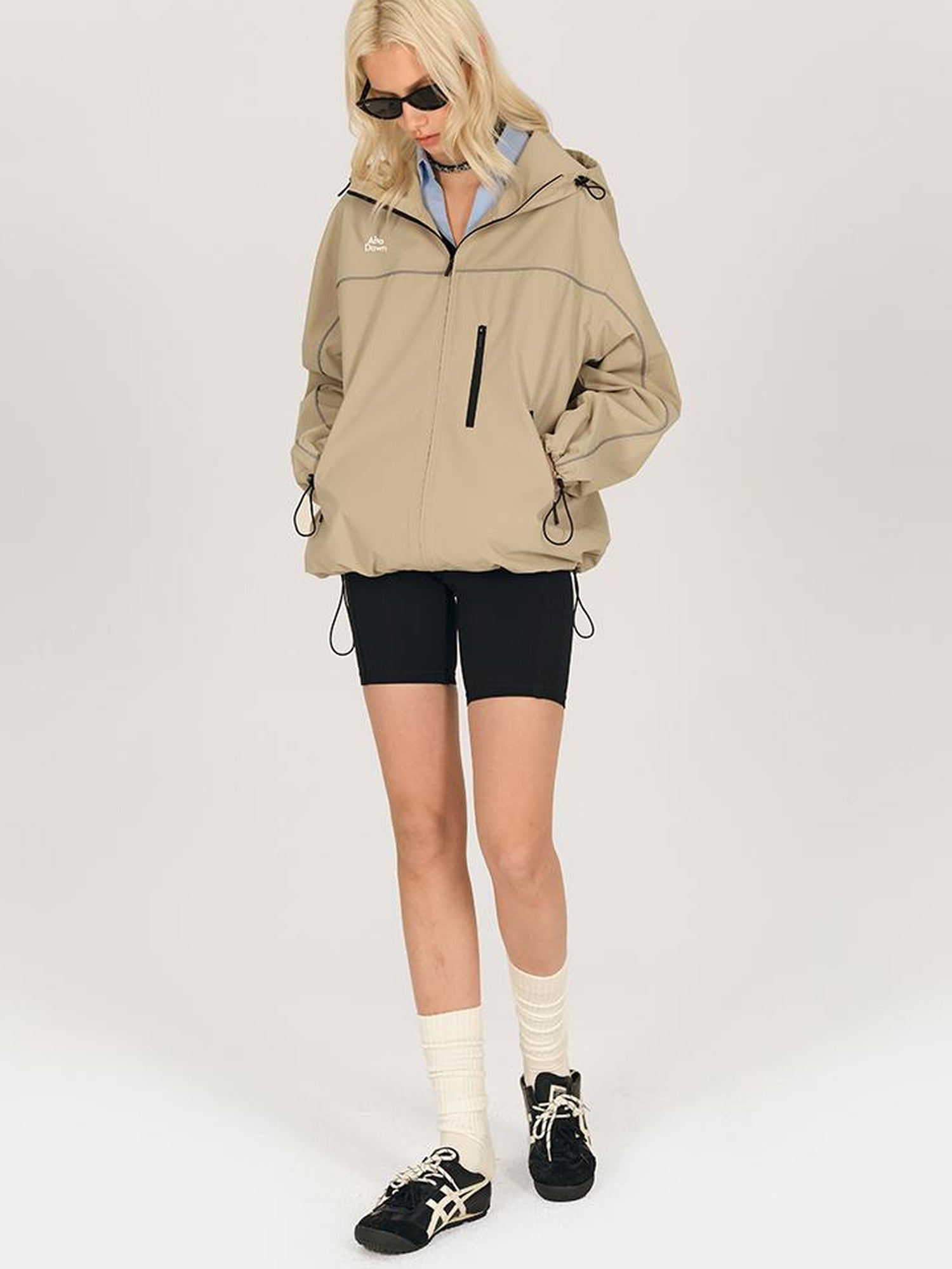 AFTADAWN Waterproof Reflective Hiking Jacket