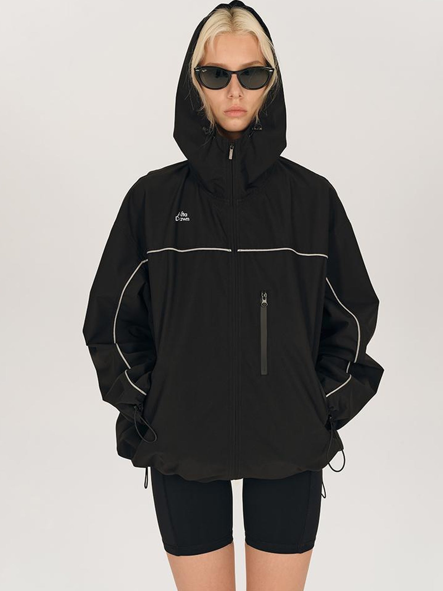 AFTADAWN Waterproof Reflective Hiking Jacket