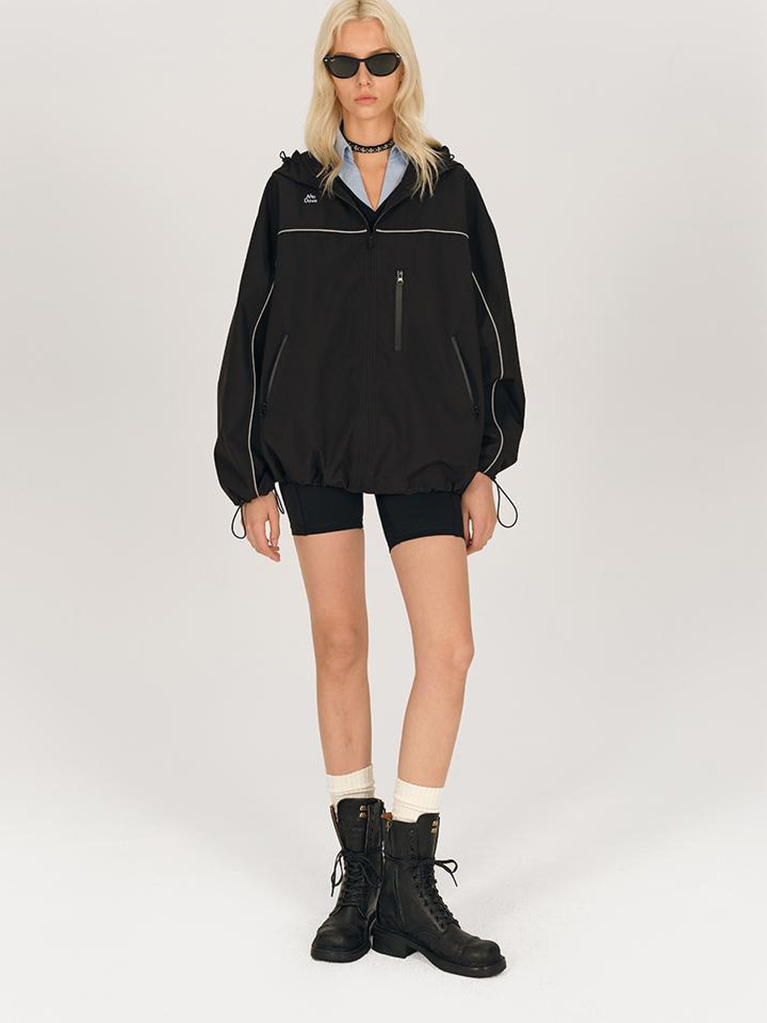 AFTADAWN Waterproof Reflective Hiking Jacket