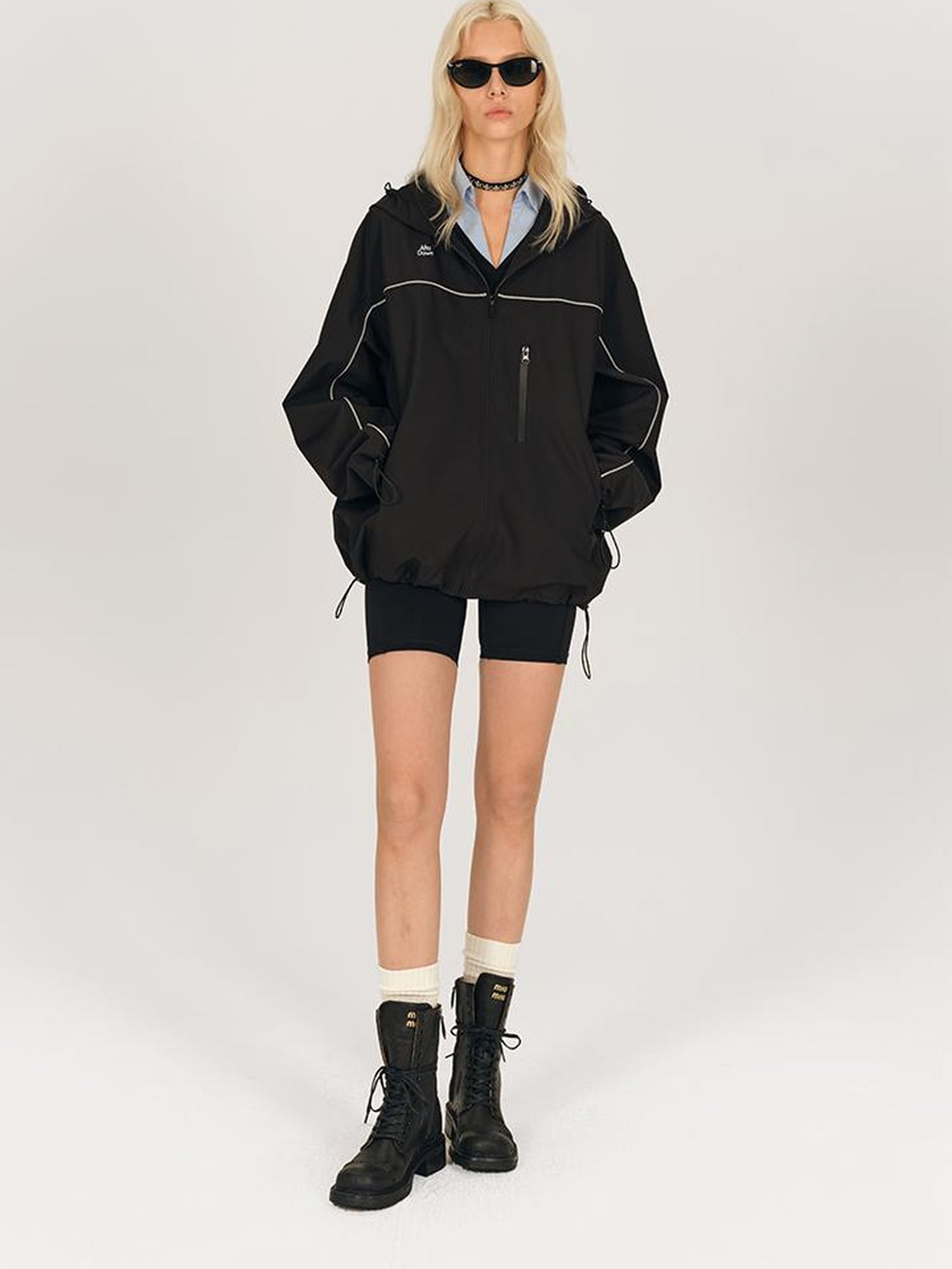 AFTADAWN Waterproof Reflective Hiking Jacket