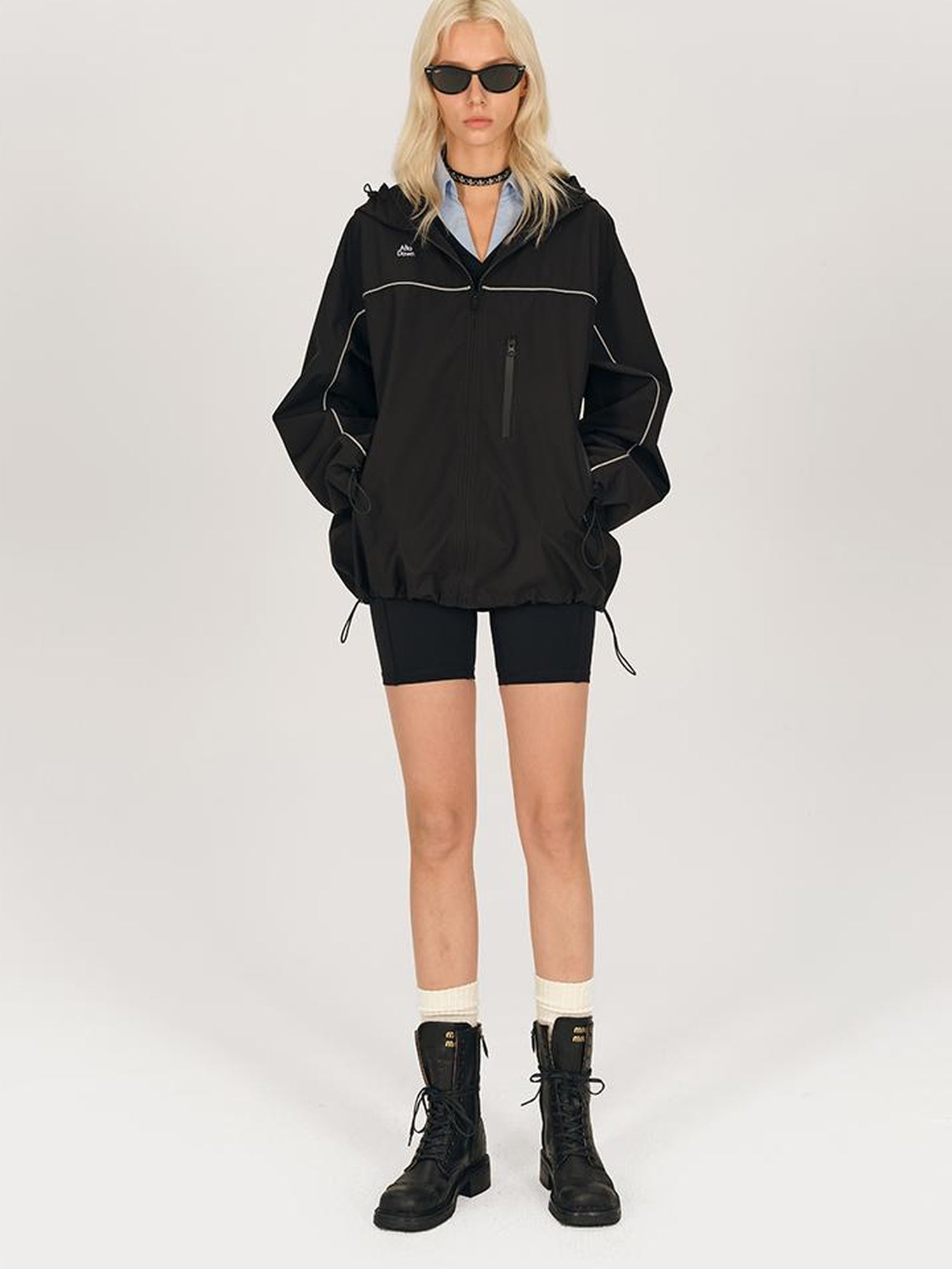 AFTADAWN Waterproof Reflective Hiking Jacket