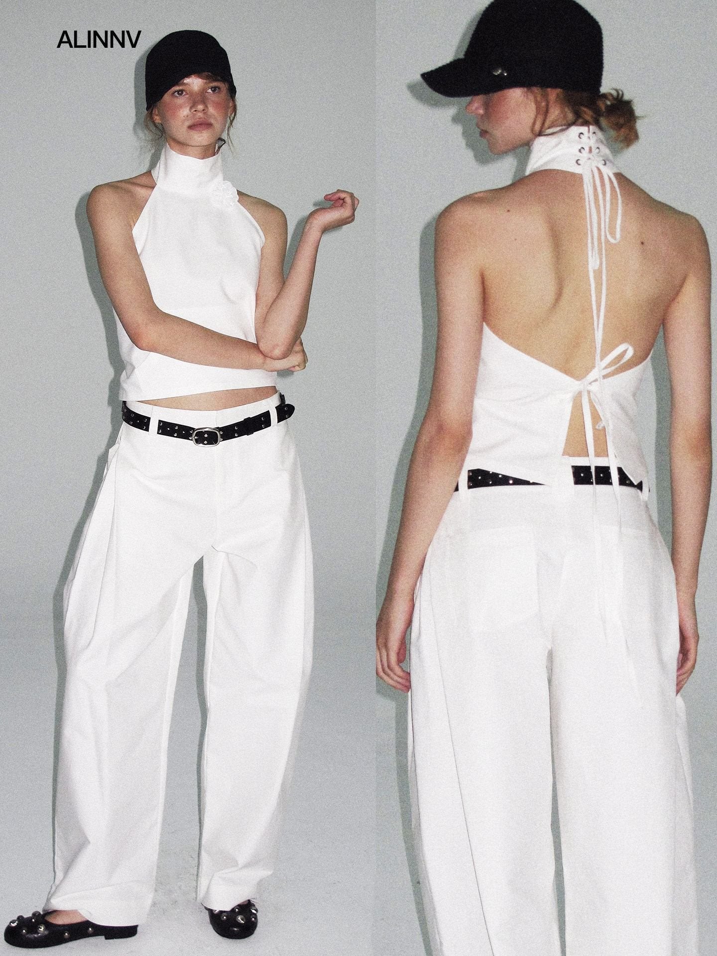 ALINNV_3d_Floral_Cropped_Backless_Tie_High_Neck_Women&