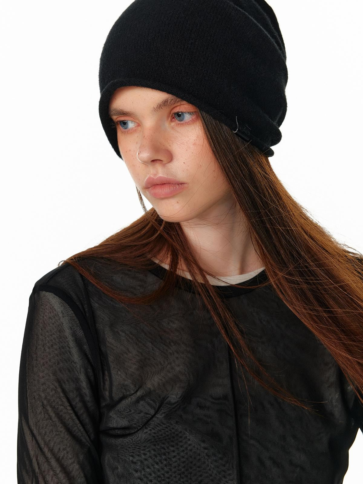 ALINNV Casual Relaxed Stacked Round Top Warm Women&
