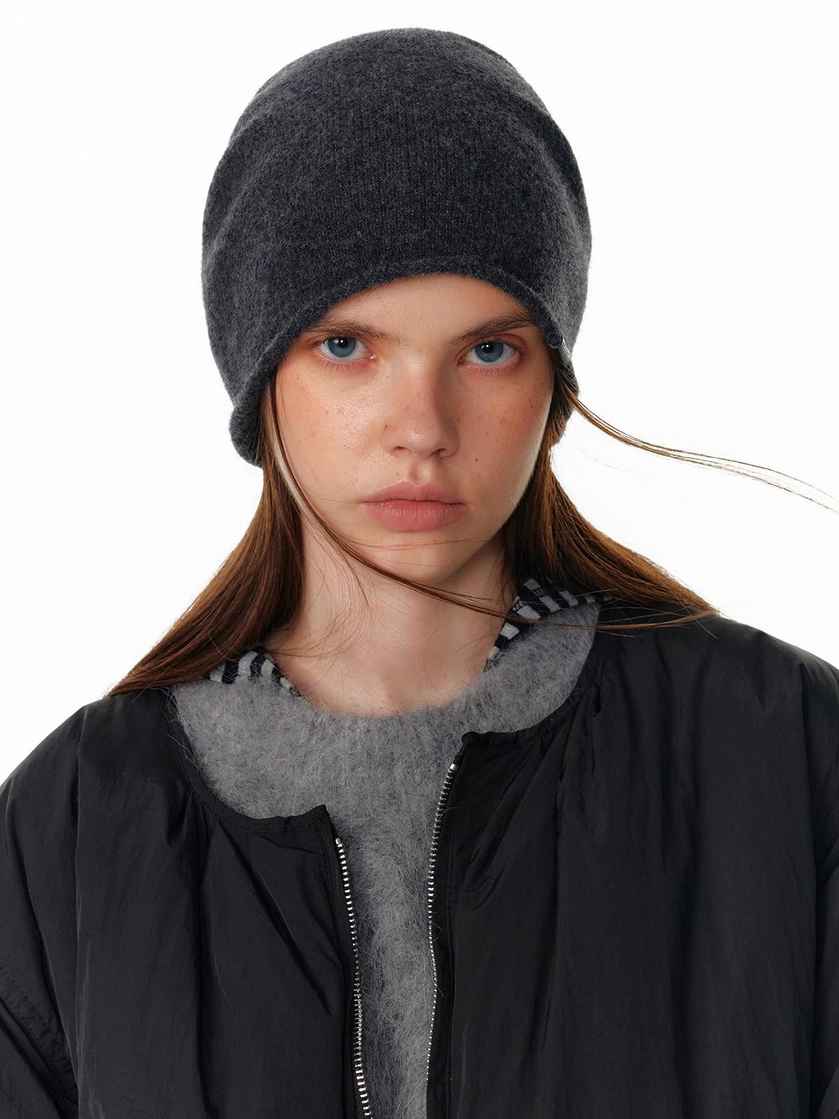 ALINNV Casual Relaxed Stacked Round Top Warm Women&