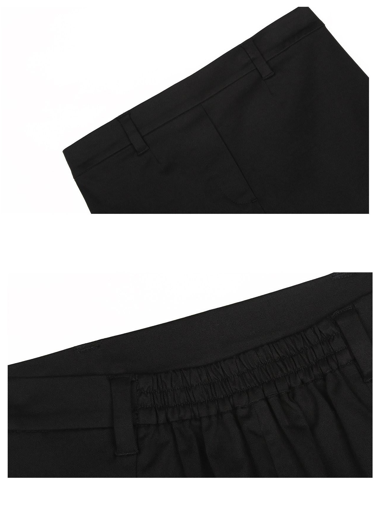 ALINNV Cropped Asymmetric Half Elastic Anti Slip Belted Women&