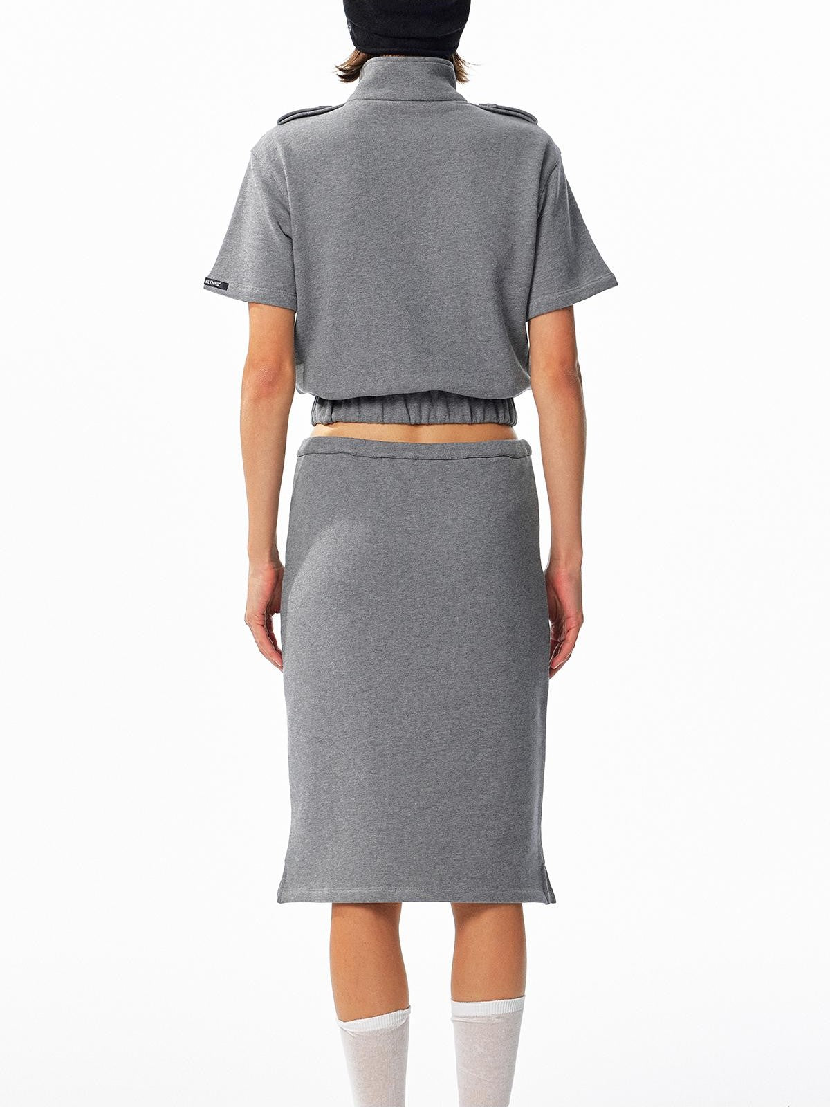ALINNV Drawstring Straight Hem Cotton Women&