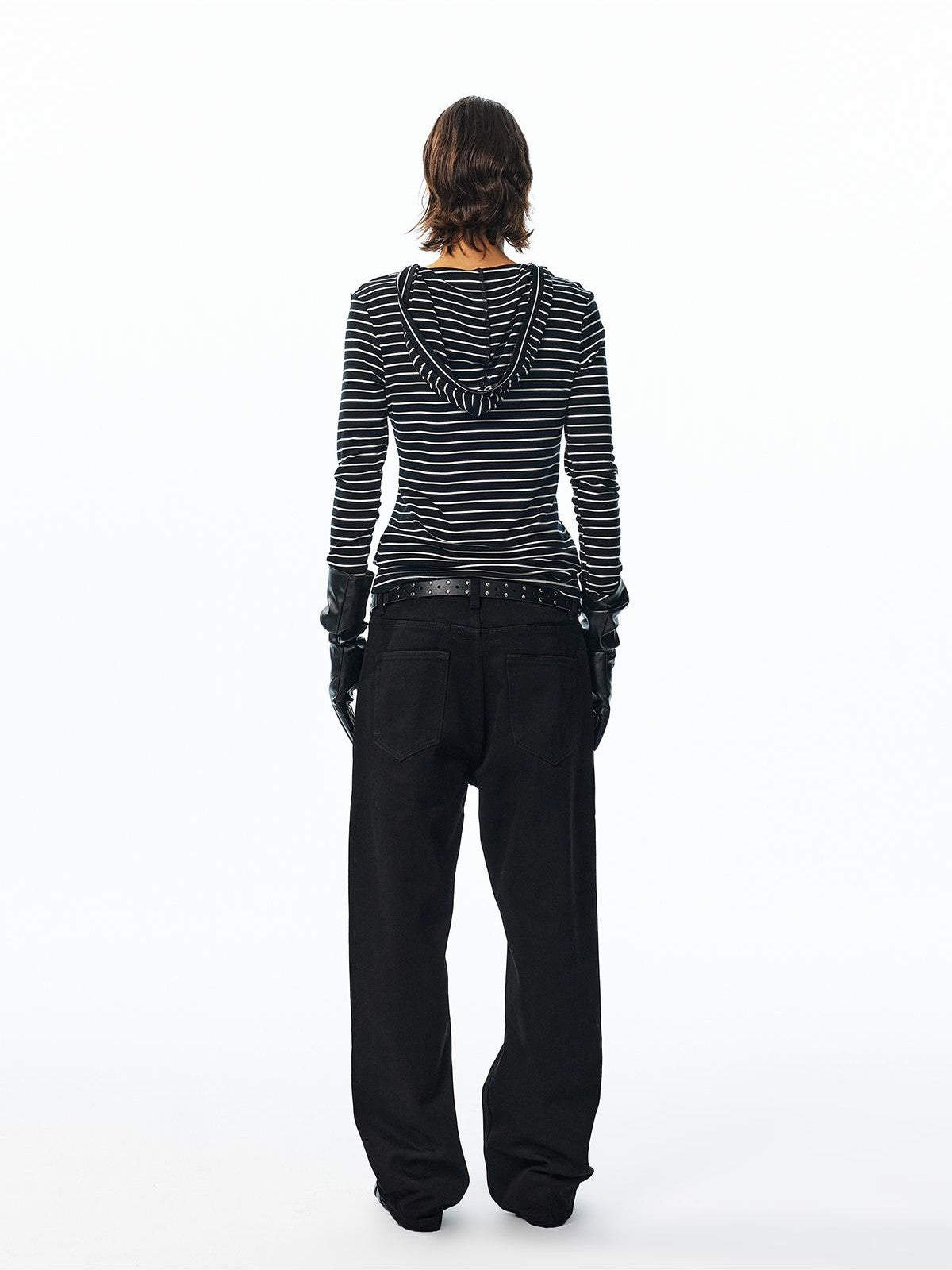 ALINNV Hooded Wool Blend Women&