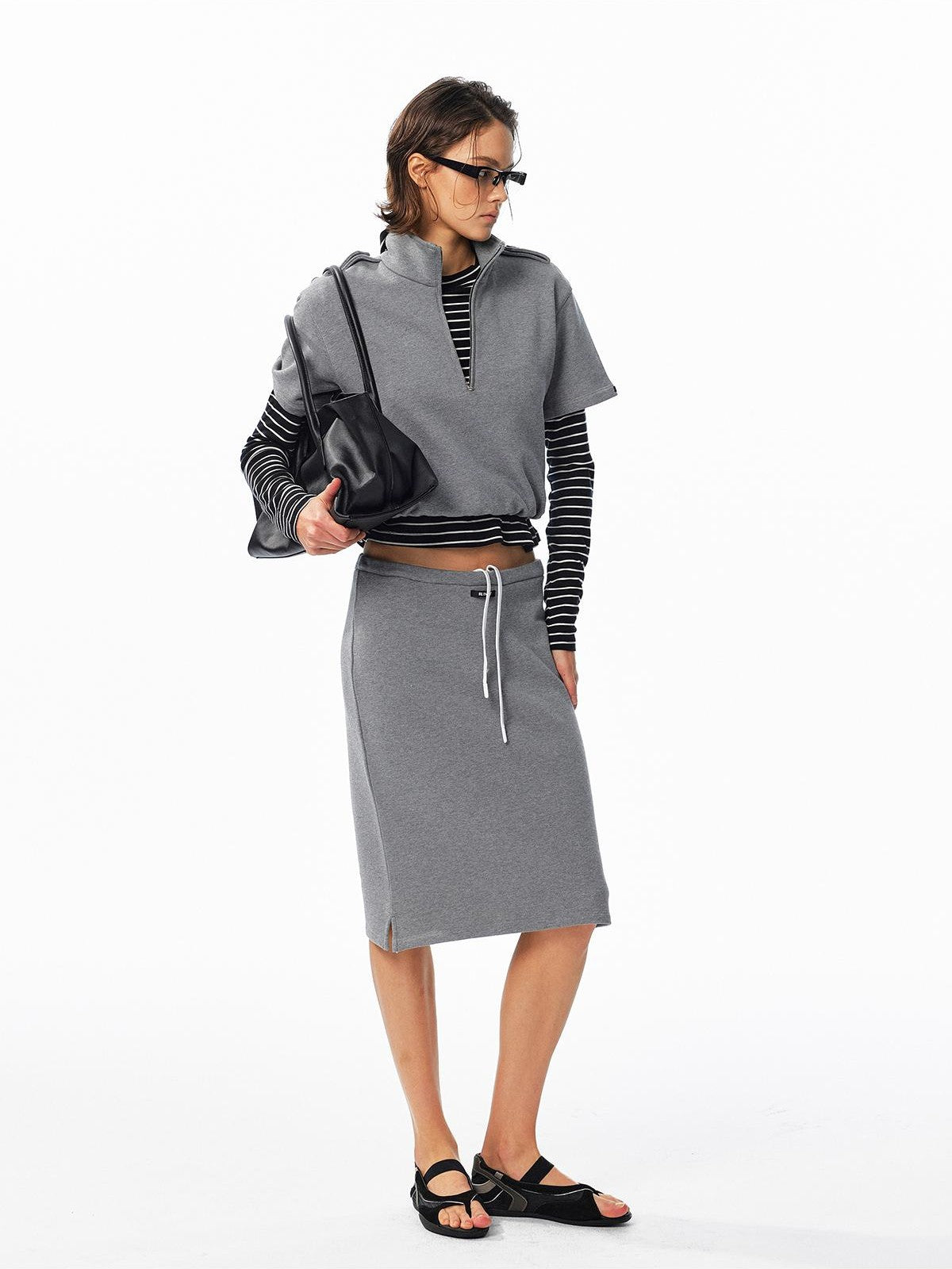 ALINNV Hooded Wool Blend Women&