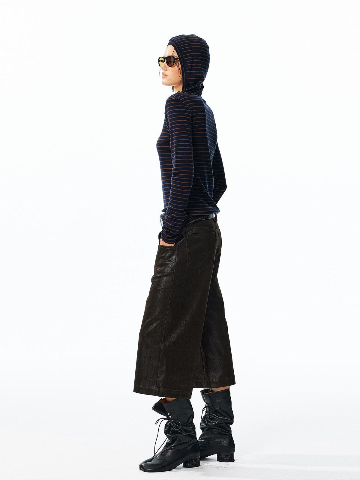 ALINNV Hooded Wool Blend Women&