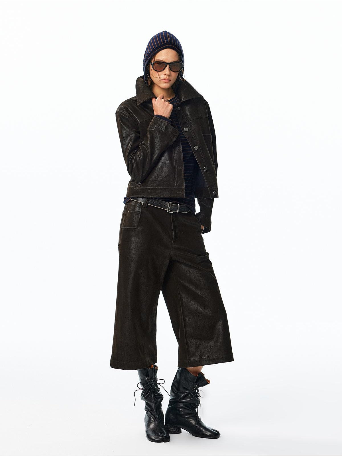 ALINNV Hooded Wool Blend Women&