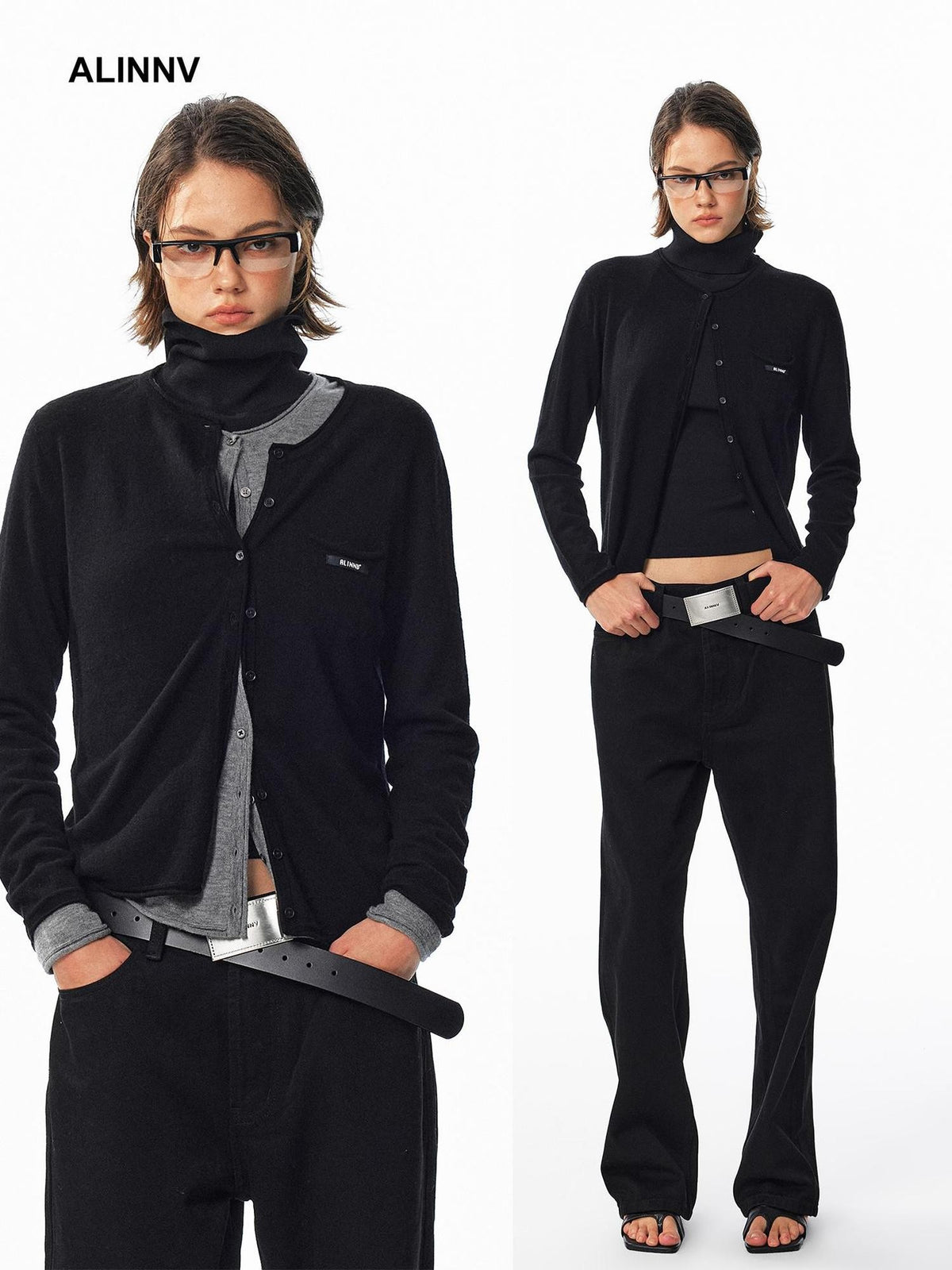 ALINNV Knitted Wool Women&