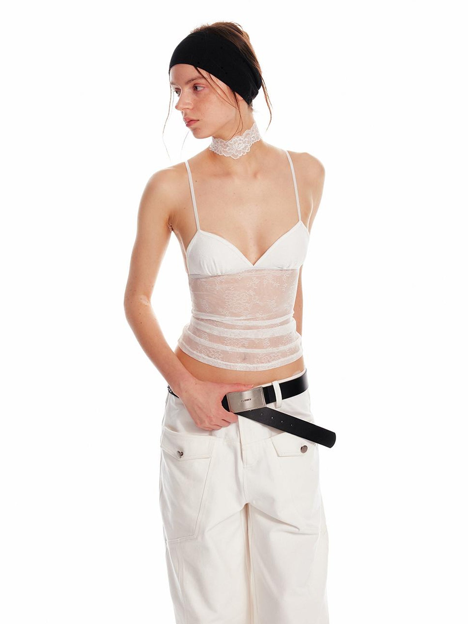 ALINNV STUDIO Adjustable Lace Bralette With Underwire