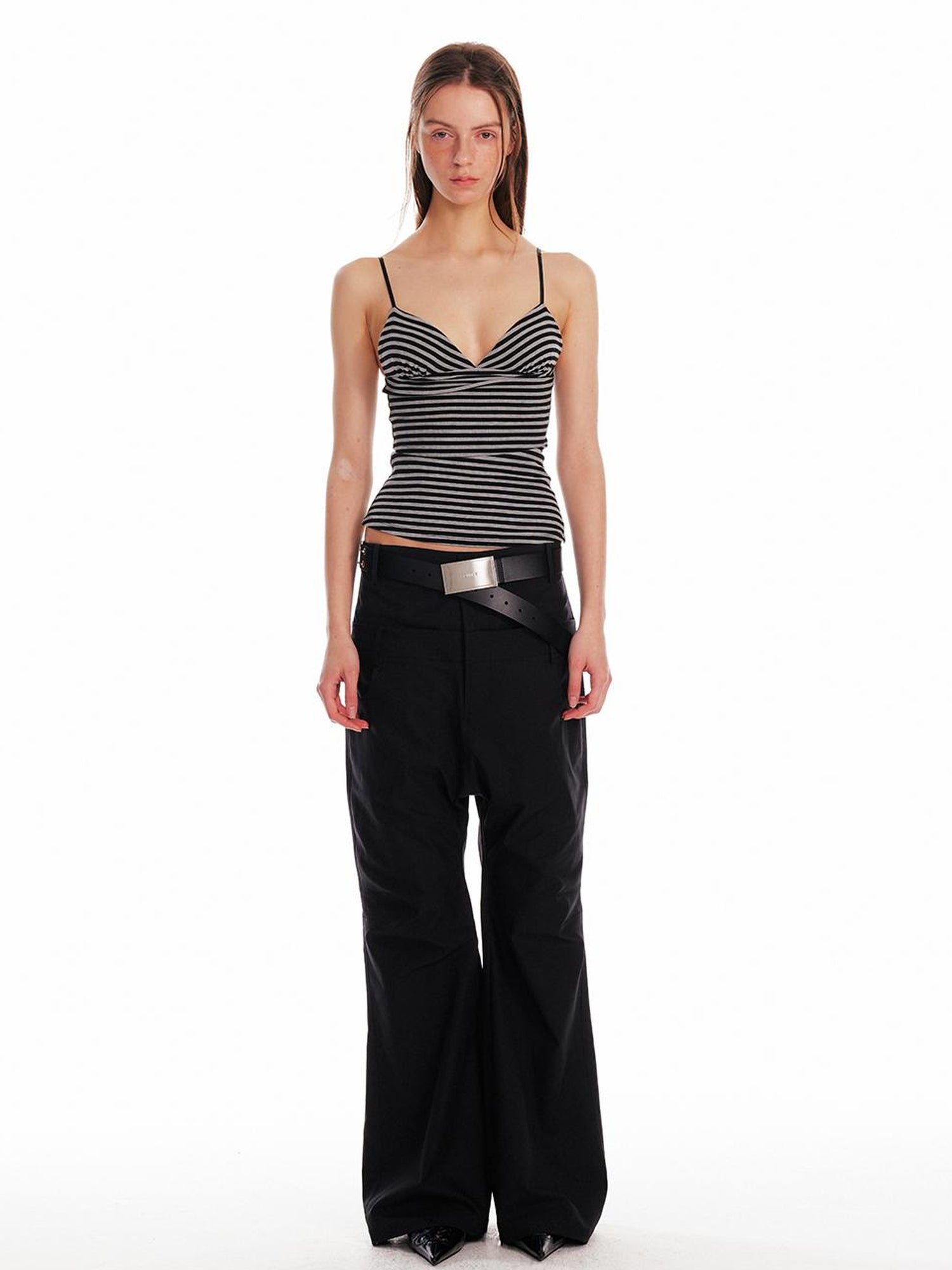 ALINNV STUDIO Adjustable Strap Triangle Cup Camisole