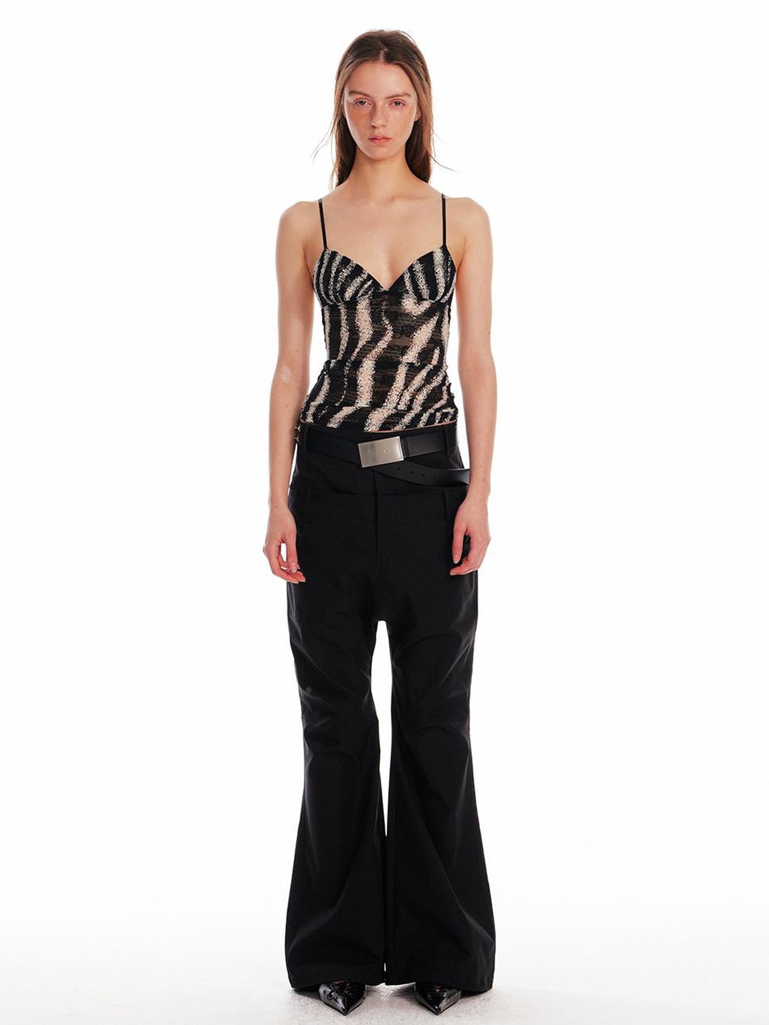 ALINNV STUDIO Adjustable Strap Triangle Cup Camisole