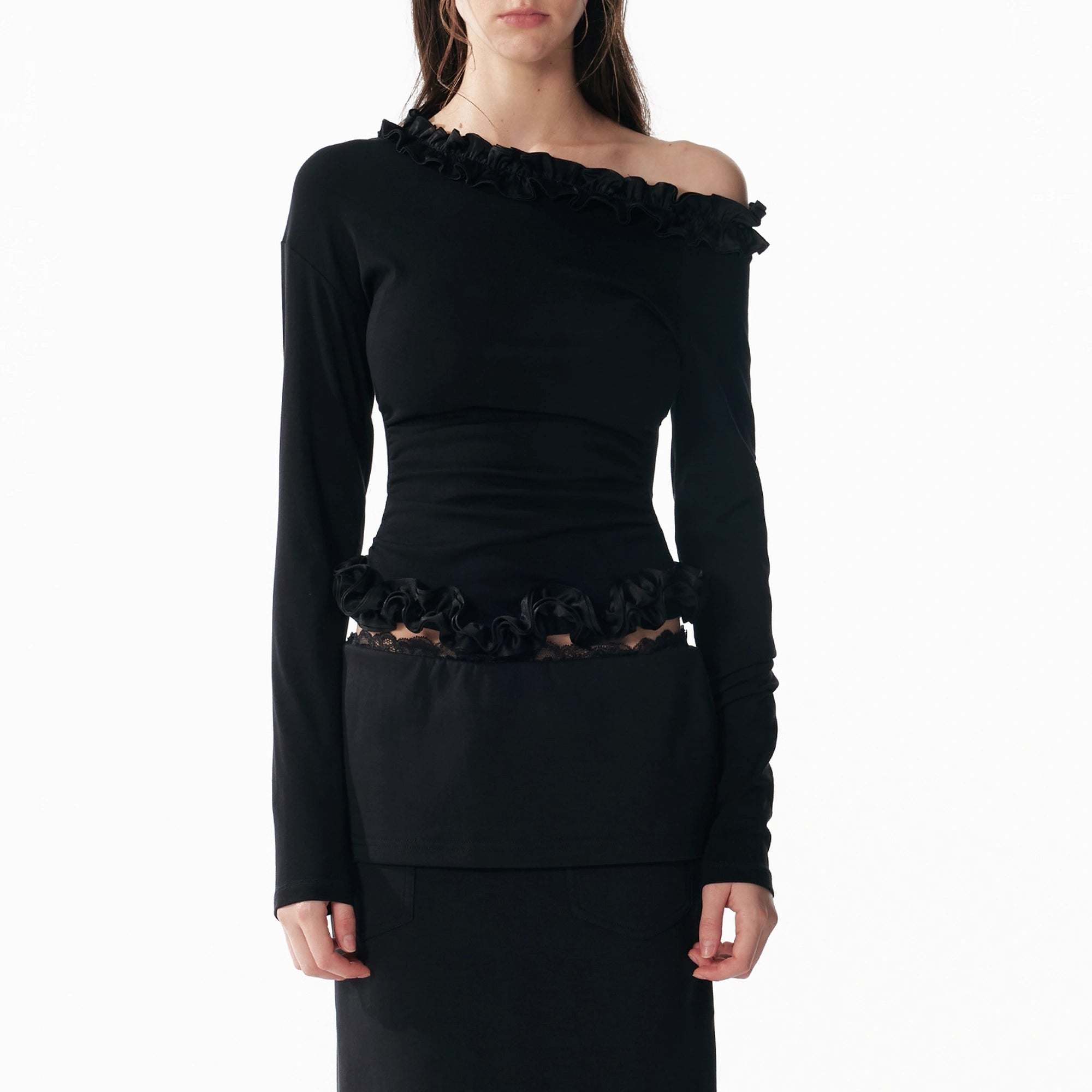 ALINNV_STUDIO_Asymmetrical_Shoulder_Layered_Ruffle_Slim_Fit_Tee_MISSTT