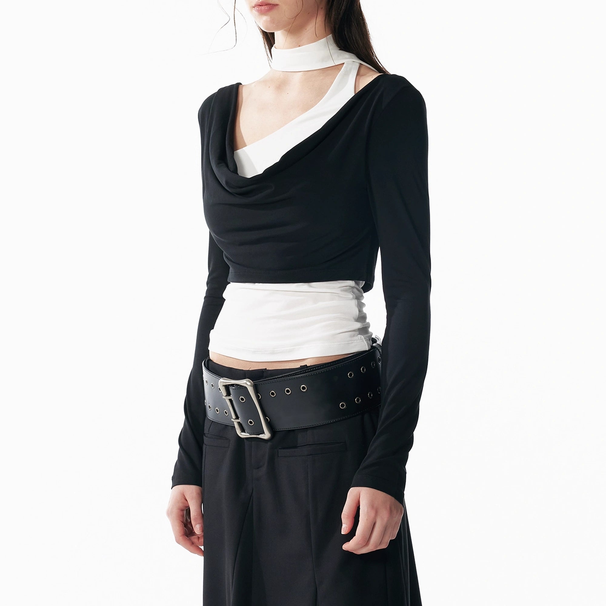 ALINNV_STUDIO_Contrast_Color_Layered_Cowl_Neck_Long_Sleeve_Top_MISSTT