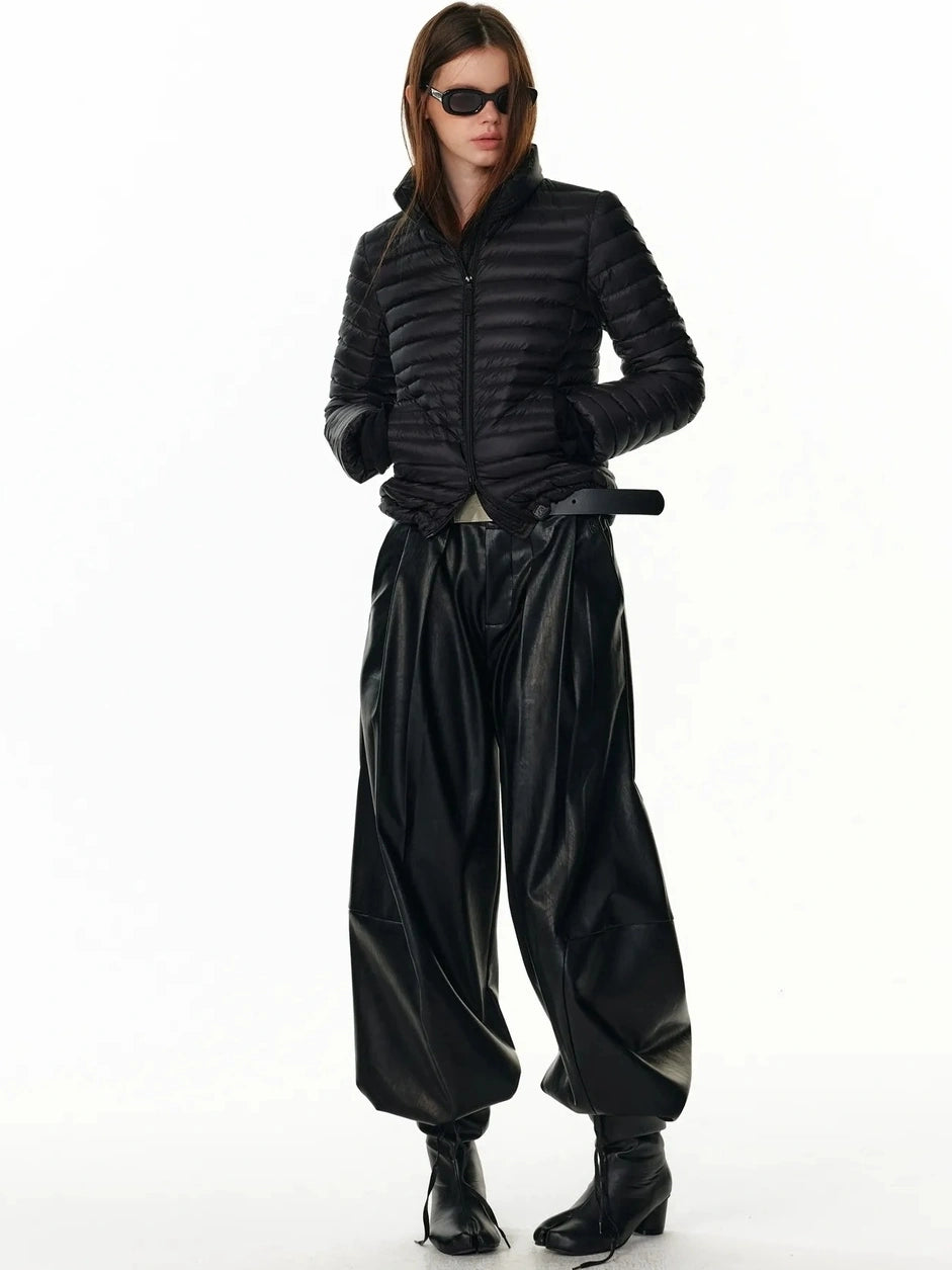 Detachable Hooded Short Down Jacket With 90 Percent White Duck Feather Down Jacket