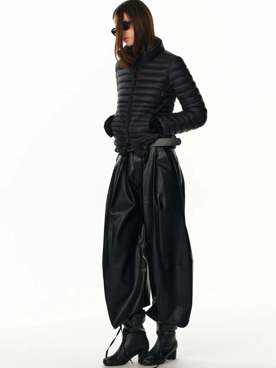 Detachable Hooded Short Down Jacket With 90 Percent White Duck Feather Down Jacket