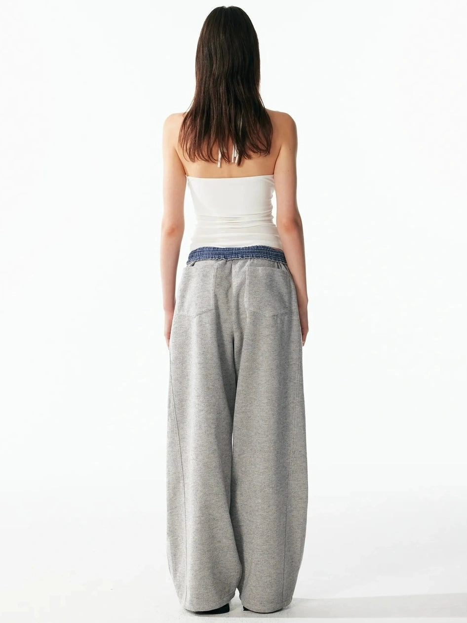 ALINNV STUDIO Hand Knitted U Neck Tie Backless Slim Camisole Tank Top/Camisole