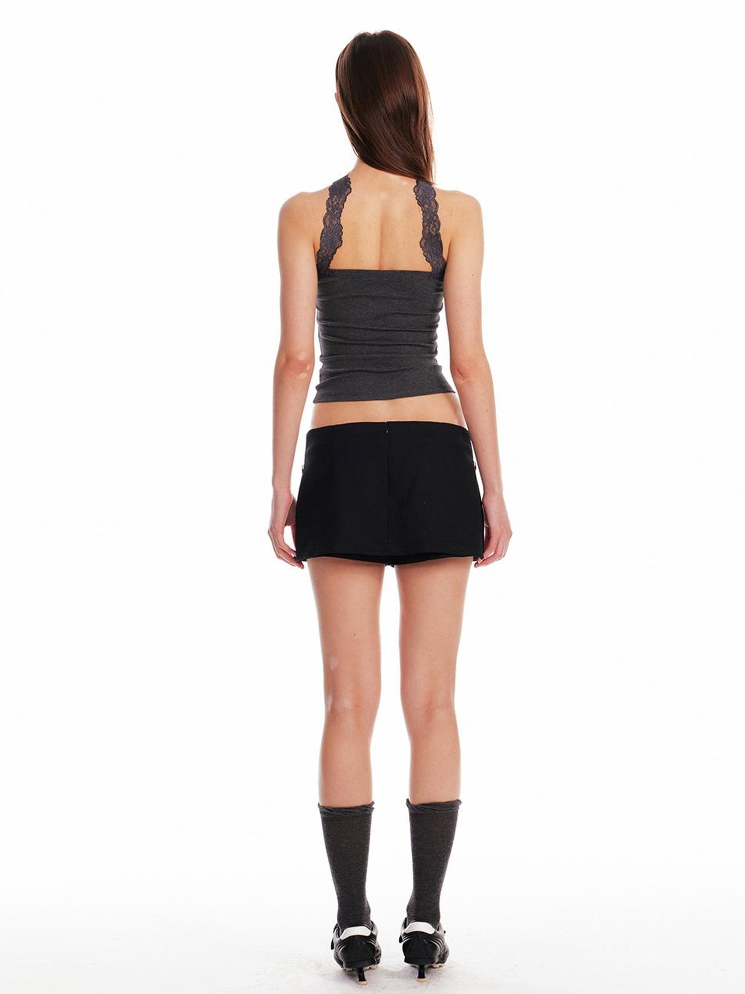 ALINNV STUDIO Lace Halter Top With Detachable Necklace New Colors