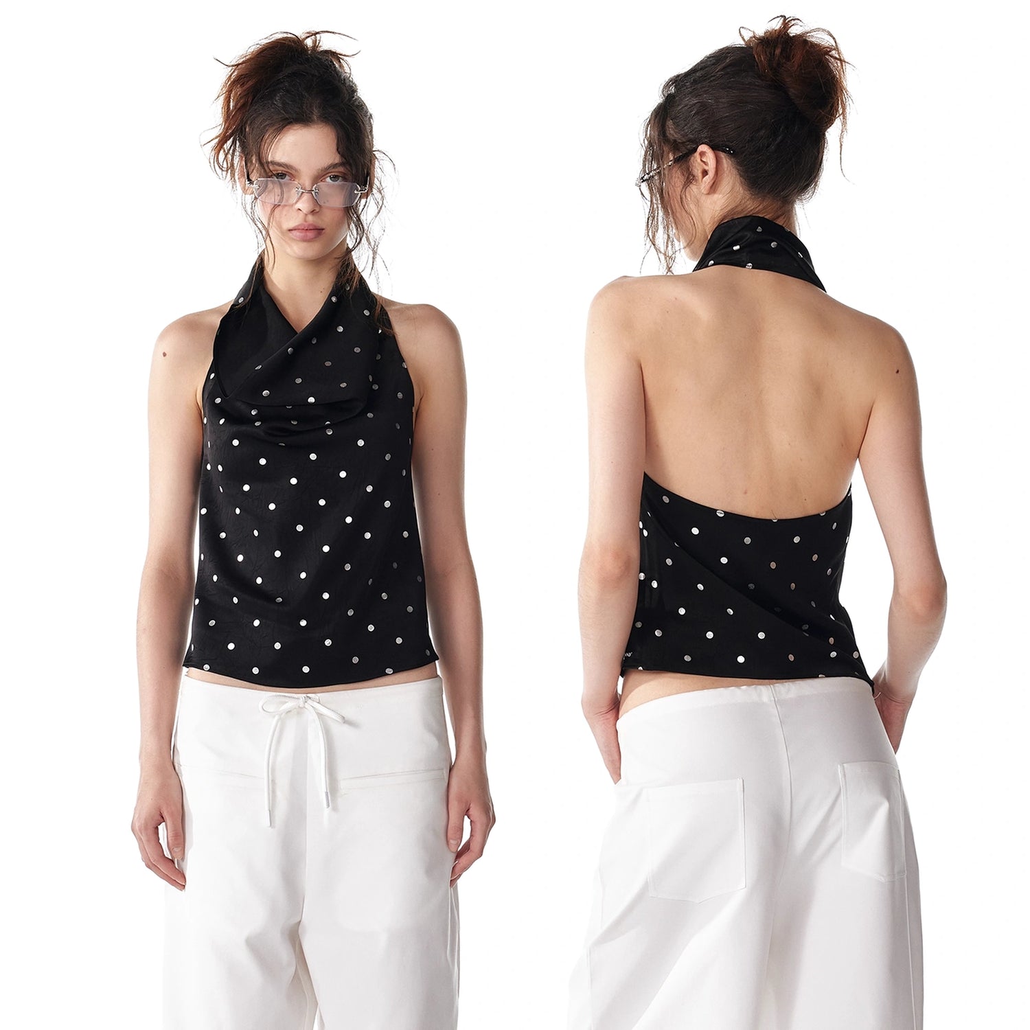 ALINNV_STUDIO_Silver_Dot_Draped_Backless_Tank_Top_MISSTT