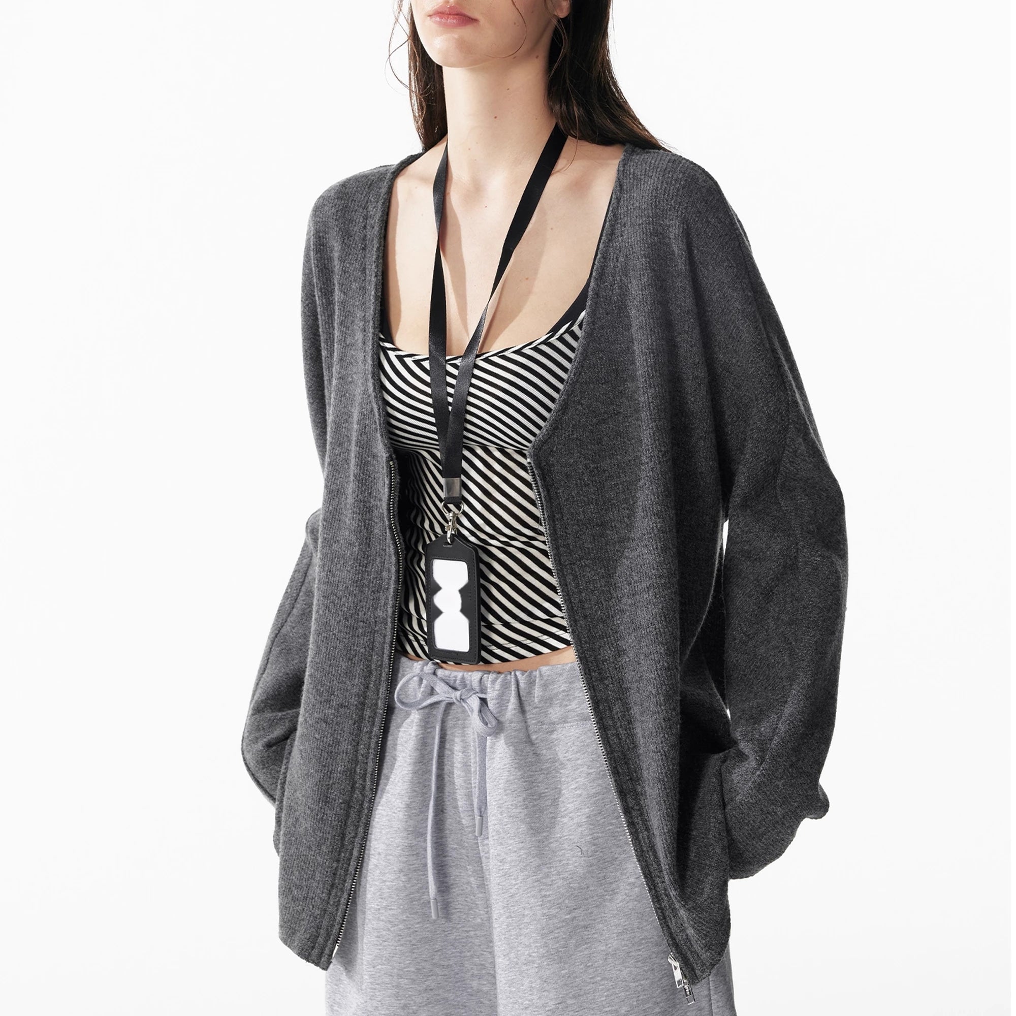 ALINNV_STUDIO_V-neck_Zip_Up_Wool_Knit_Cardigan_MISSTT