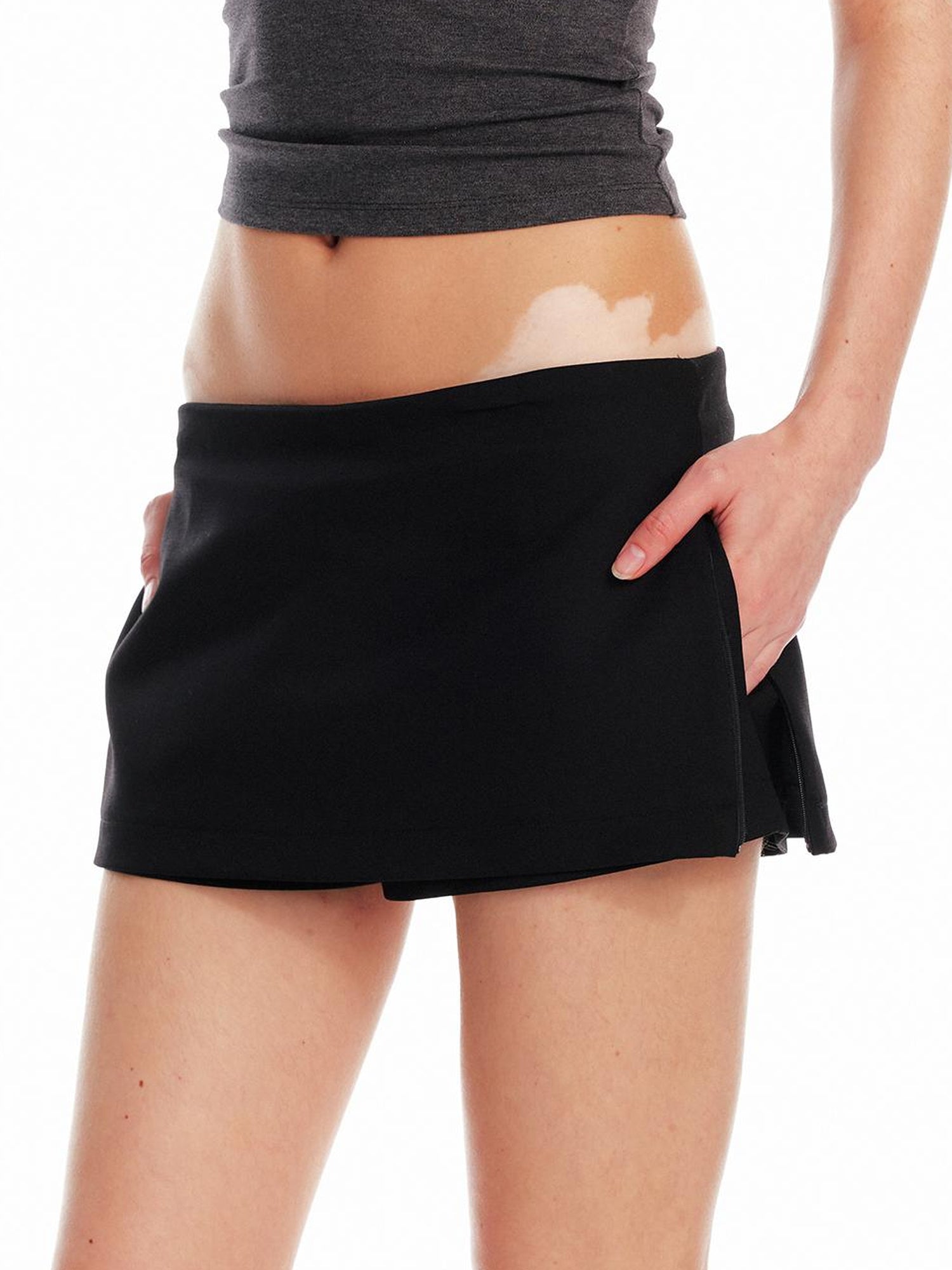 ALINNV STUDIO Wool Blend Mini Blazer Skirt