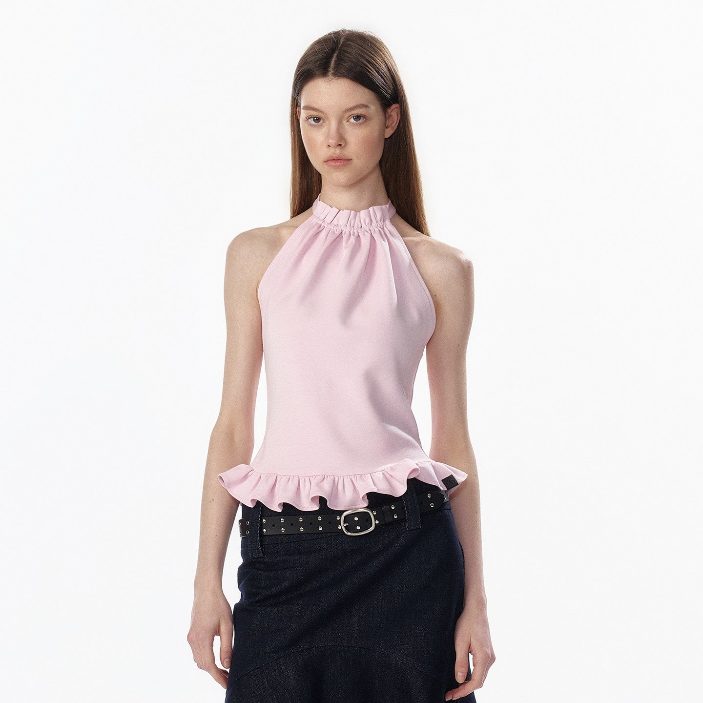 ALINNV_Striped_Ruffle_Hem_Backless_Waist_Women&