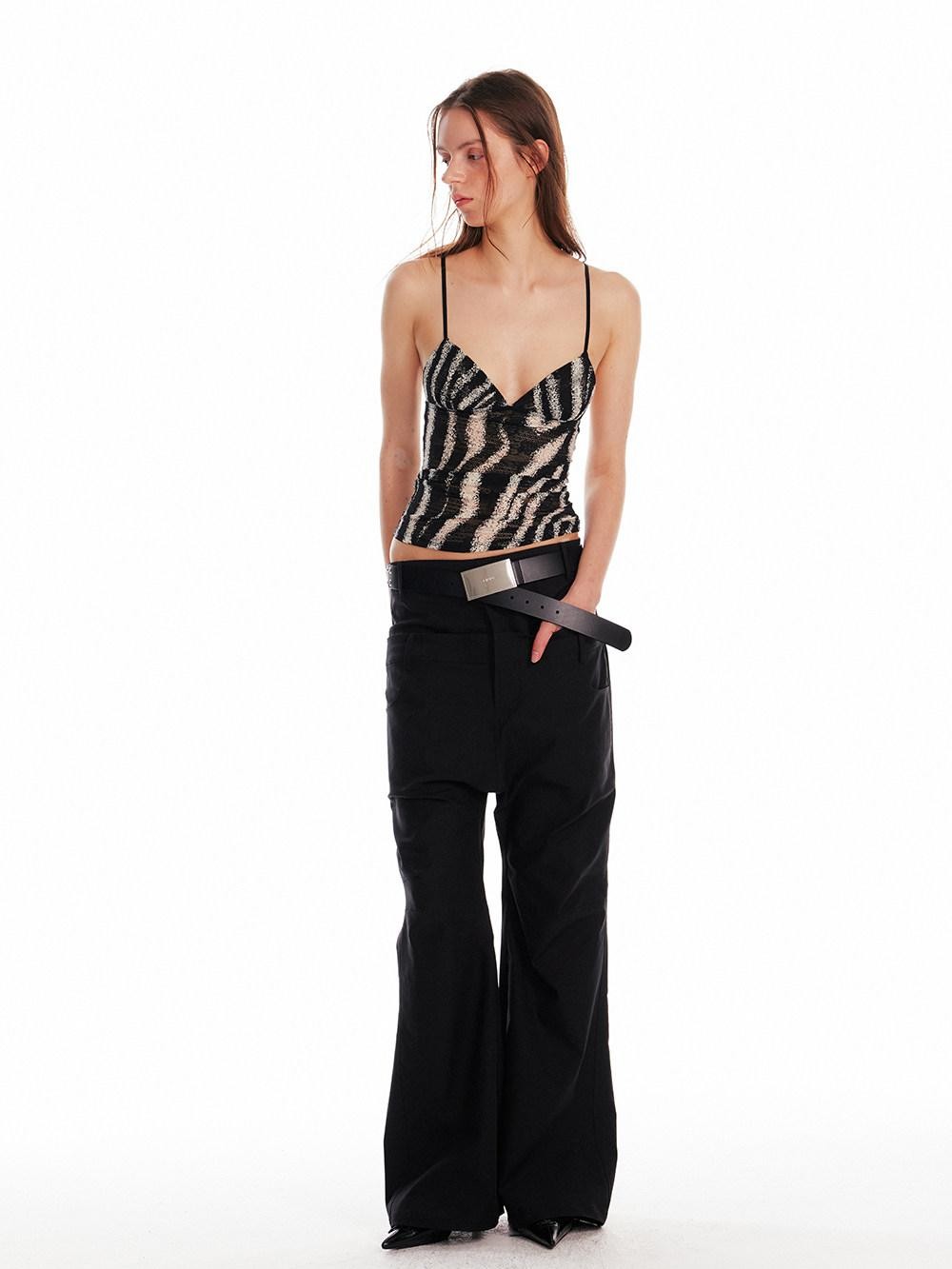 ALINNV Striped Triangle Cup Original Slim Fit Women&