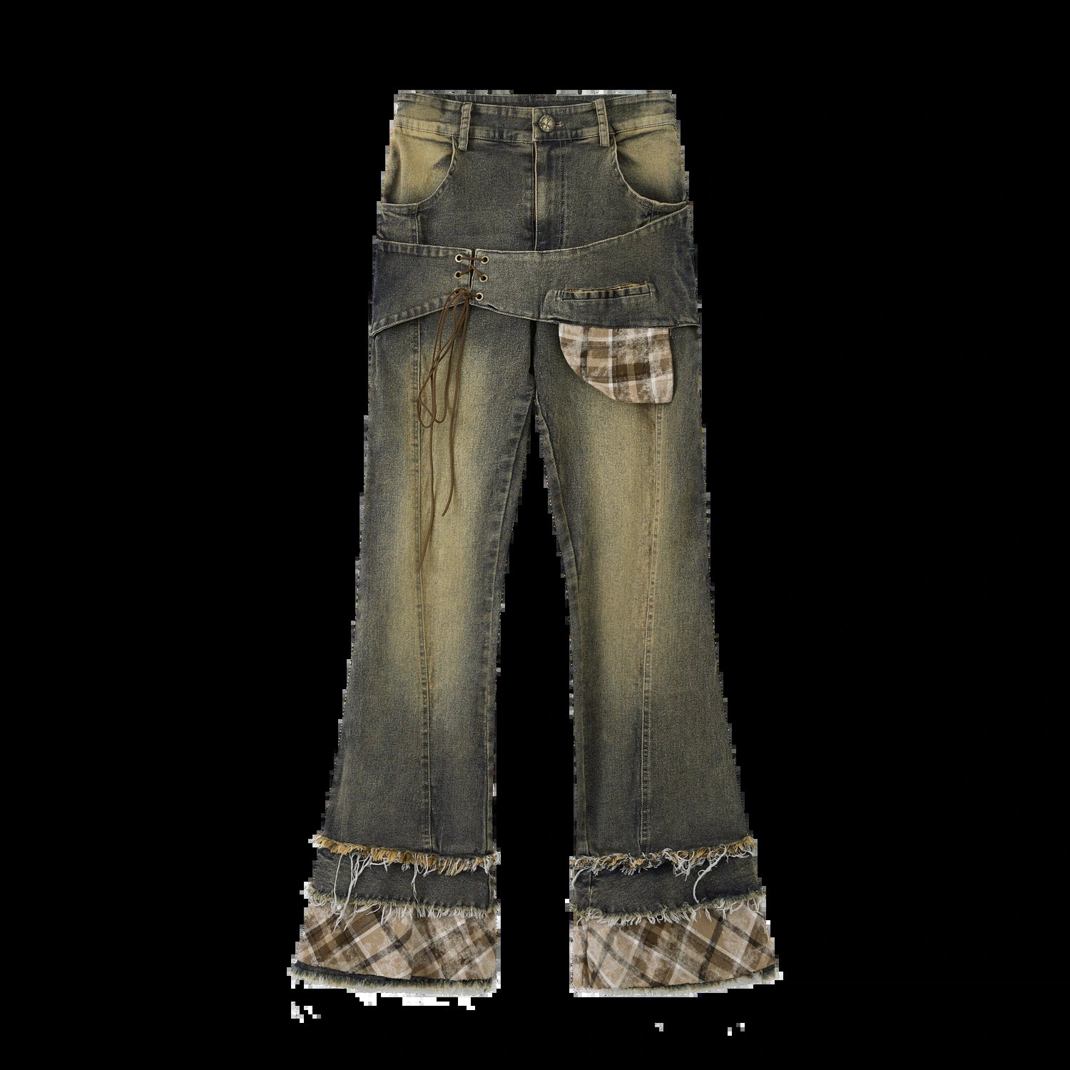 ALL_iN_plan_Acid_Riot_Distressed_Patchwork_Flared_Jeans_MISSTT