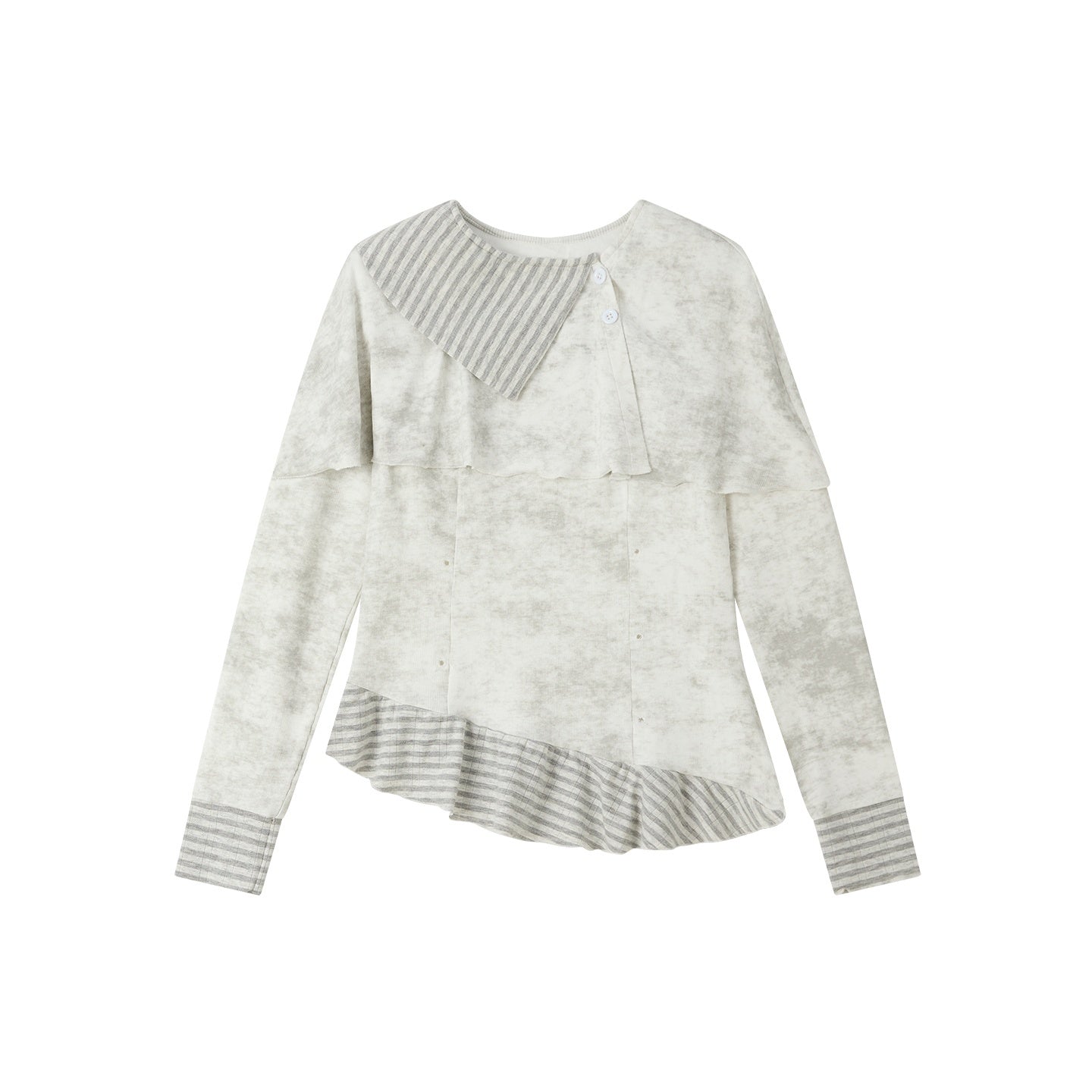 ALL_iN_plan_Asymmetric_Tie_Dye_Collared_Women&