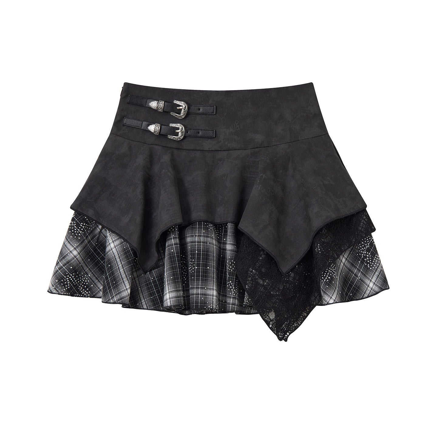 ALL_iN_plan_Gothic_Tie_Dye_Rhinestone_Asymmetric_High_Waist_Women&