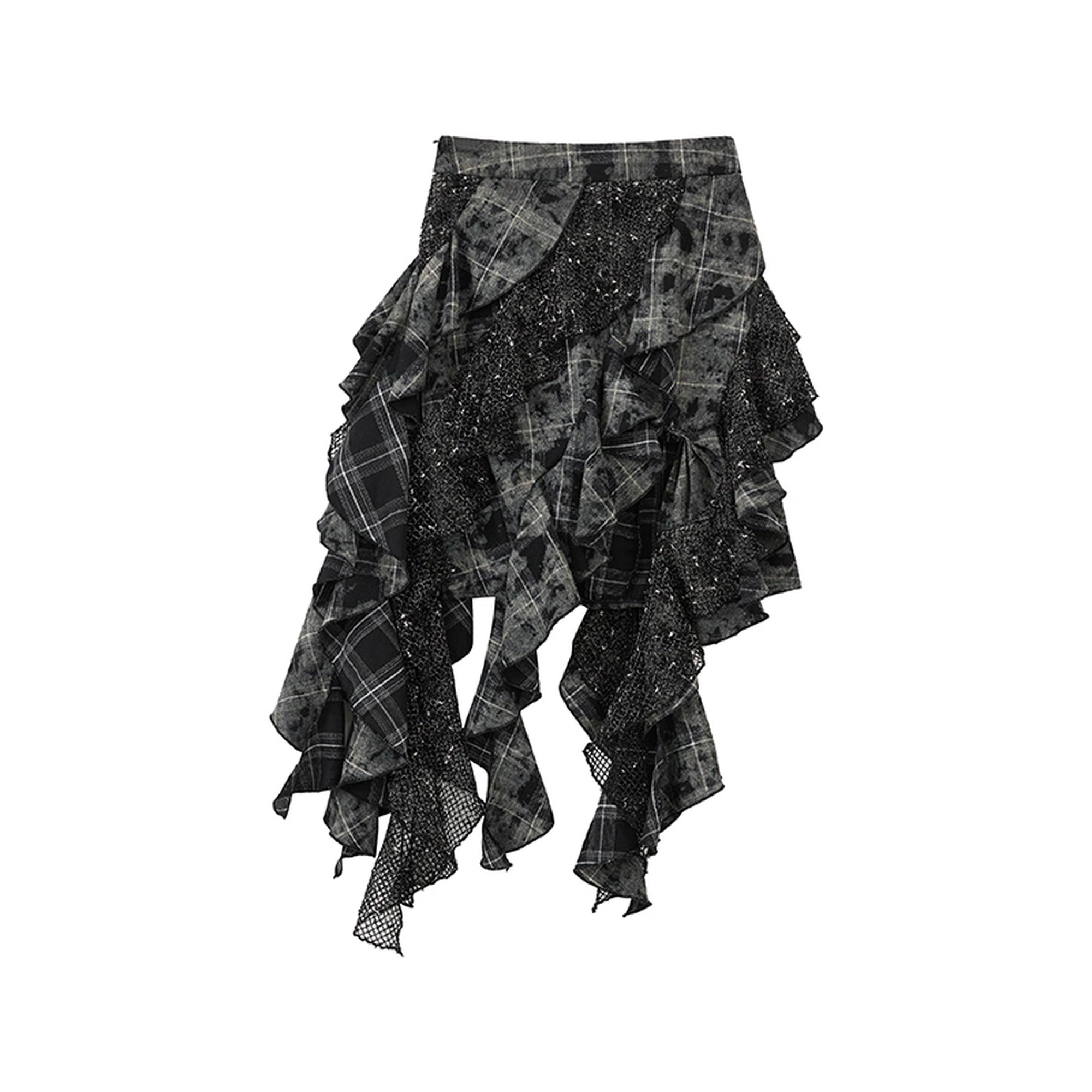 ALL_iN_plan_Moonlight_Hunter_Asymmetrical_Plaid_Mesh_Skirt_MISSTT