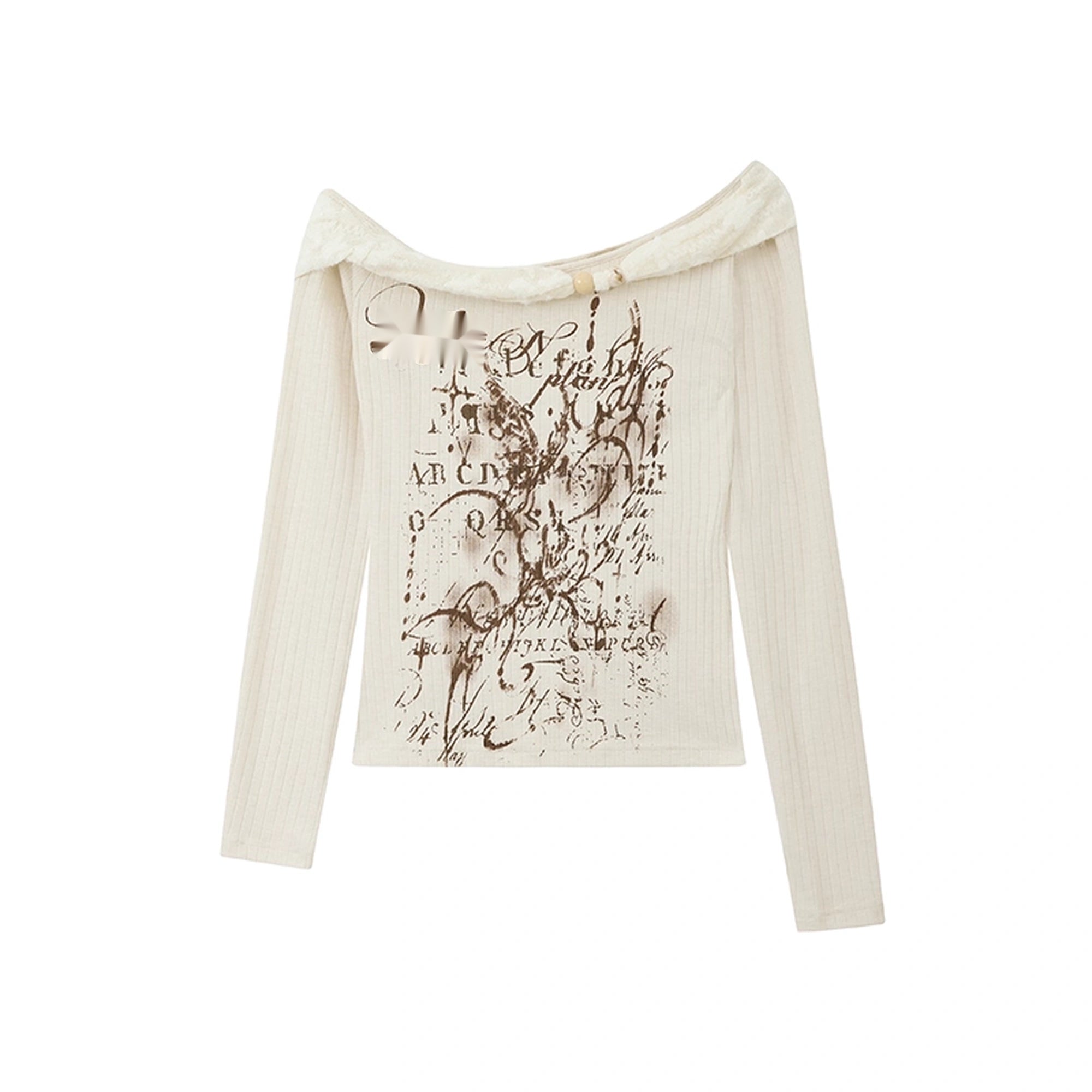 ALL_iN_plan_Moonlight_Hunter_Slant_Shoulder_Print_Knit_Top_MISSTT