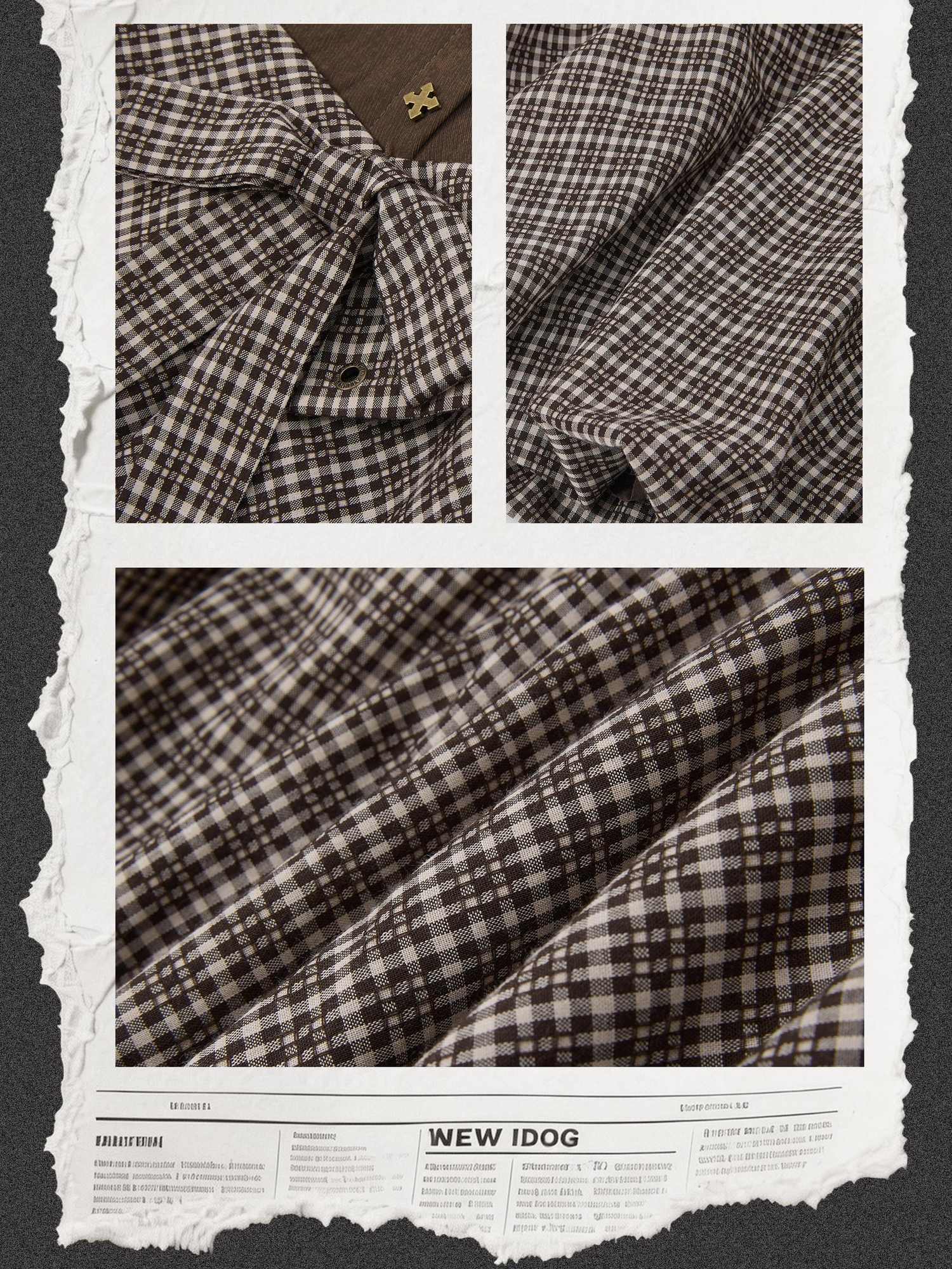ALL iN plan Soft Modal Linen Blend Loose A Line Bow Double Waist Women Deep Brown Skirt