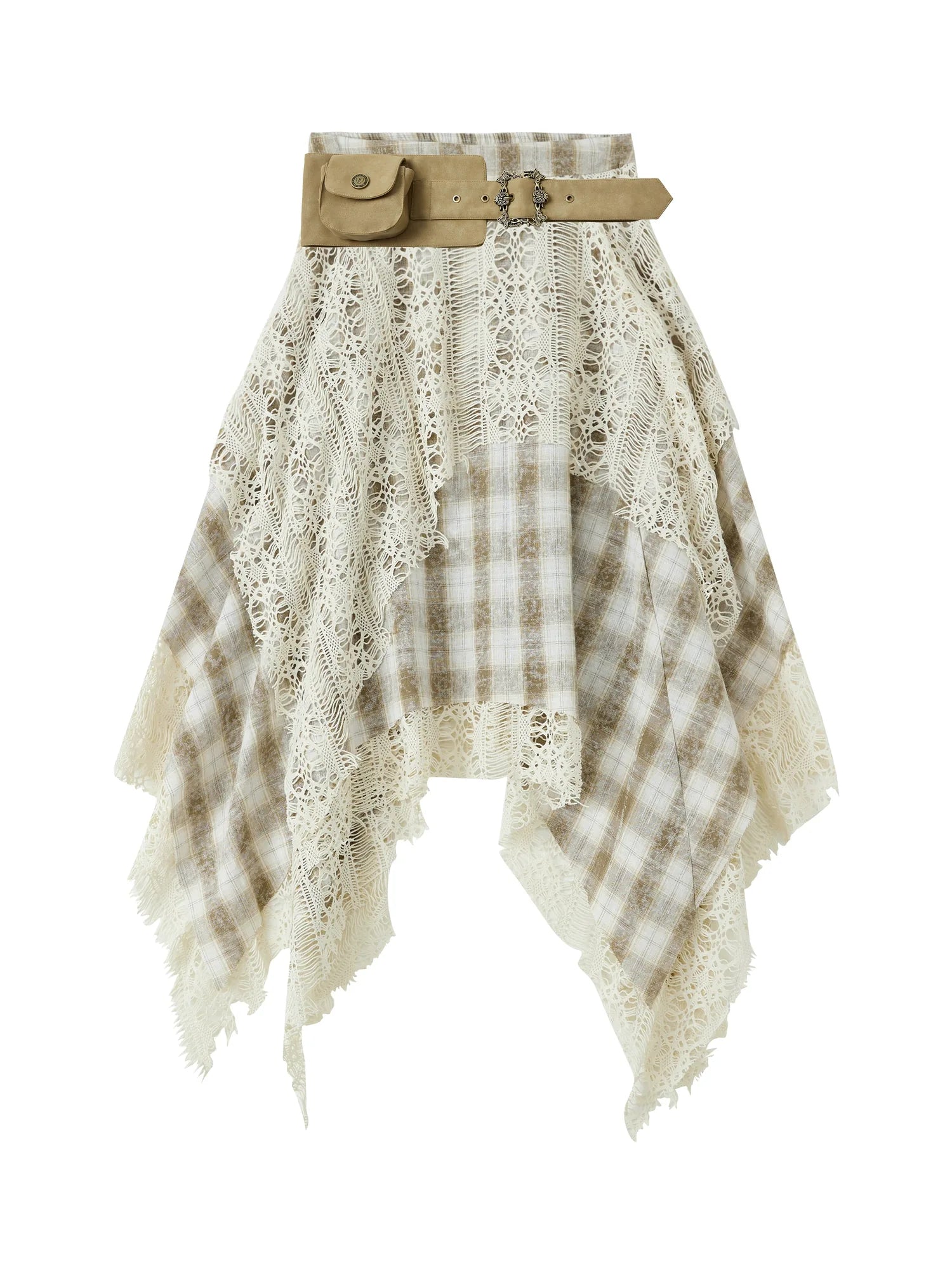 Steampunk Lace Bustier Skirt with Detachable Gear Harness