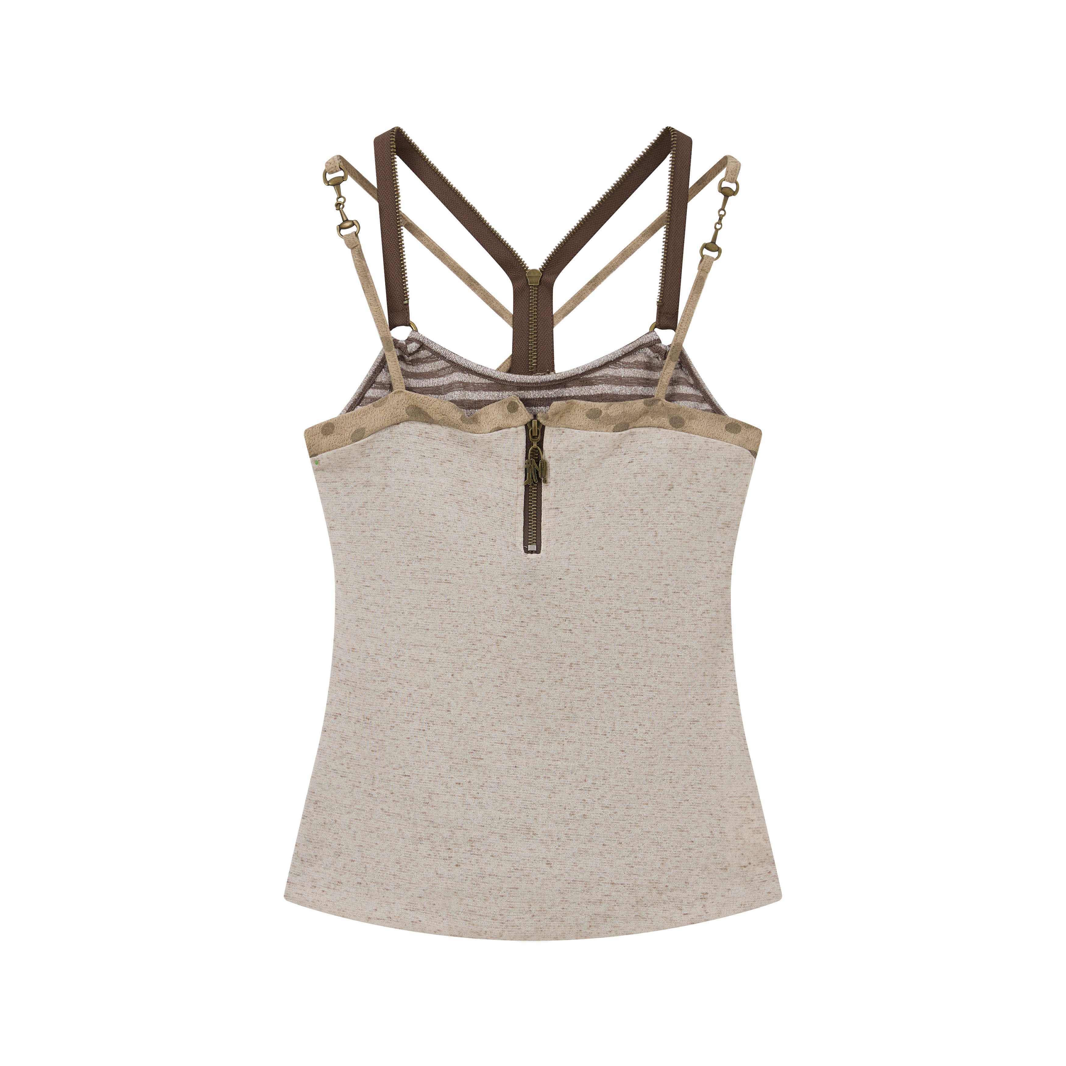 ALL_iN_plan_Striped_Retro_Faux_Waist_Cinched_U_Neck_Women&