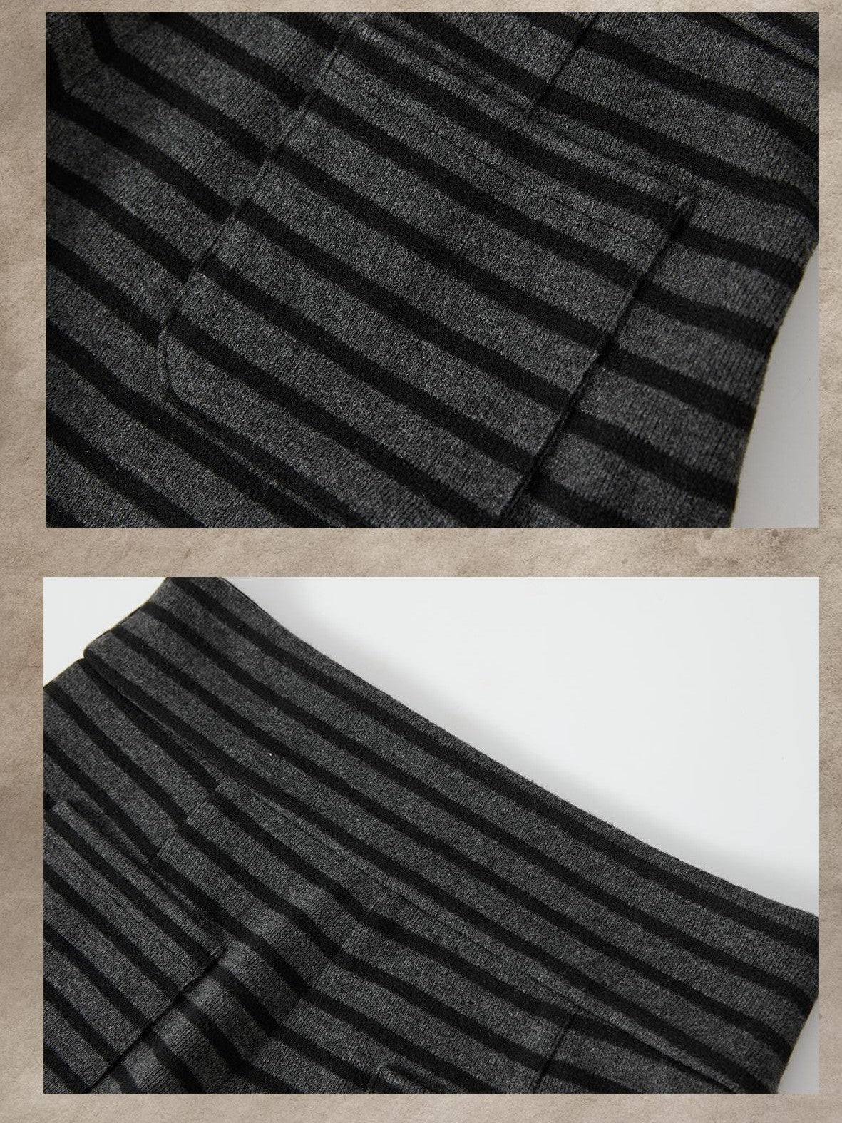 ALL iN plan Striped Slim Fit Mid Rise Women&